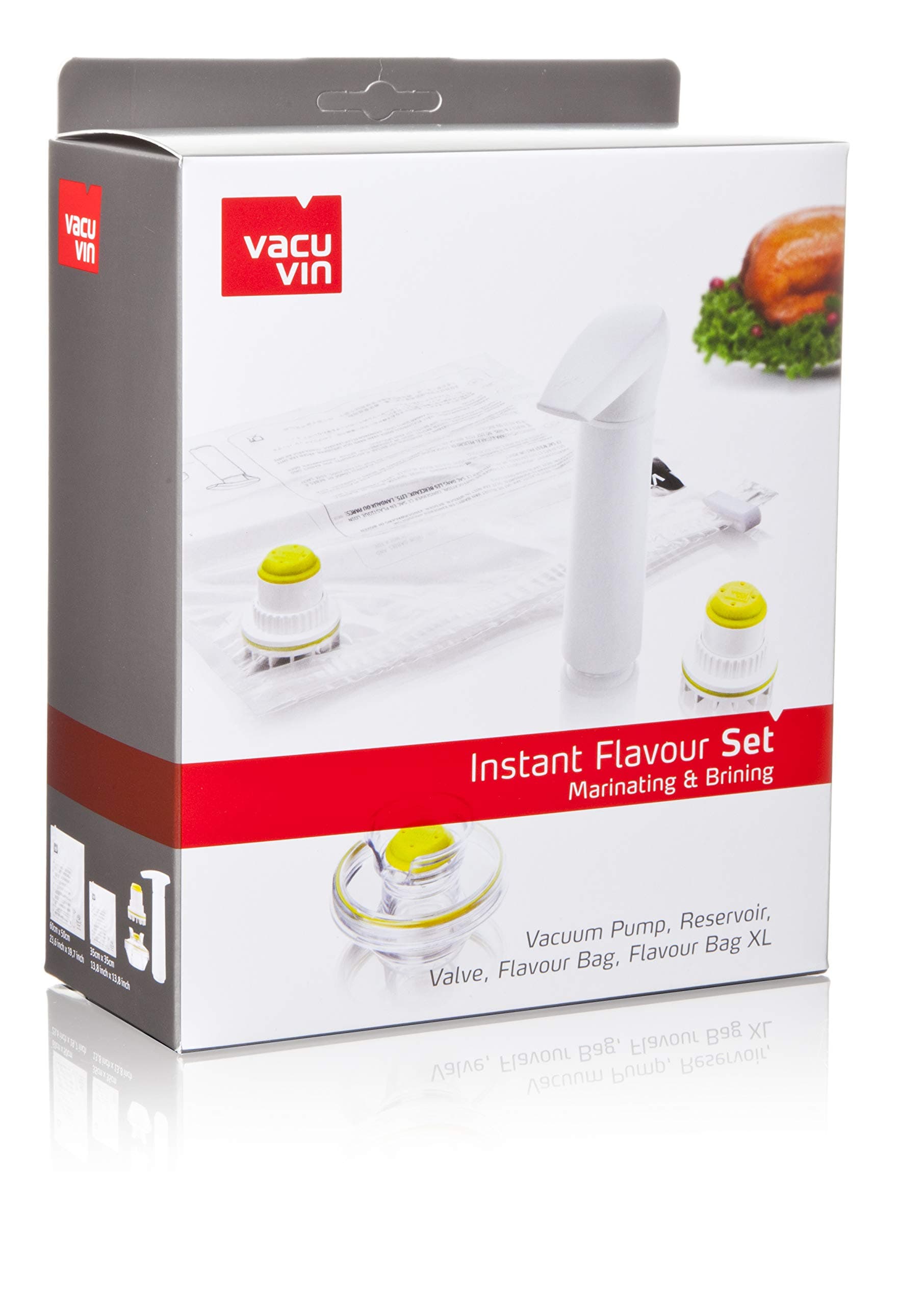 Tomorrows Kitchen "Regular Size Instant Flavour Vacuum Bag, Transparent, 2-Piece