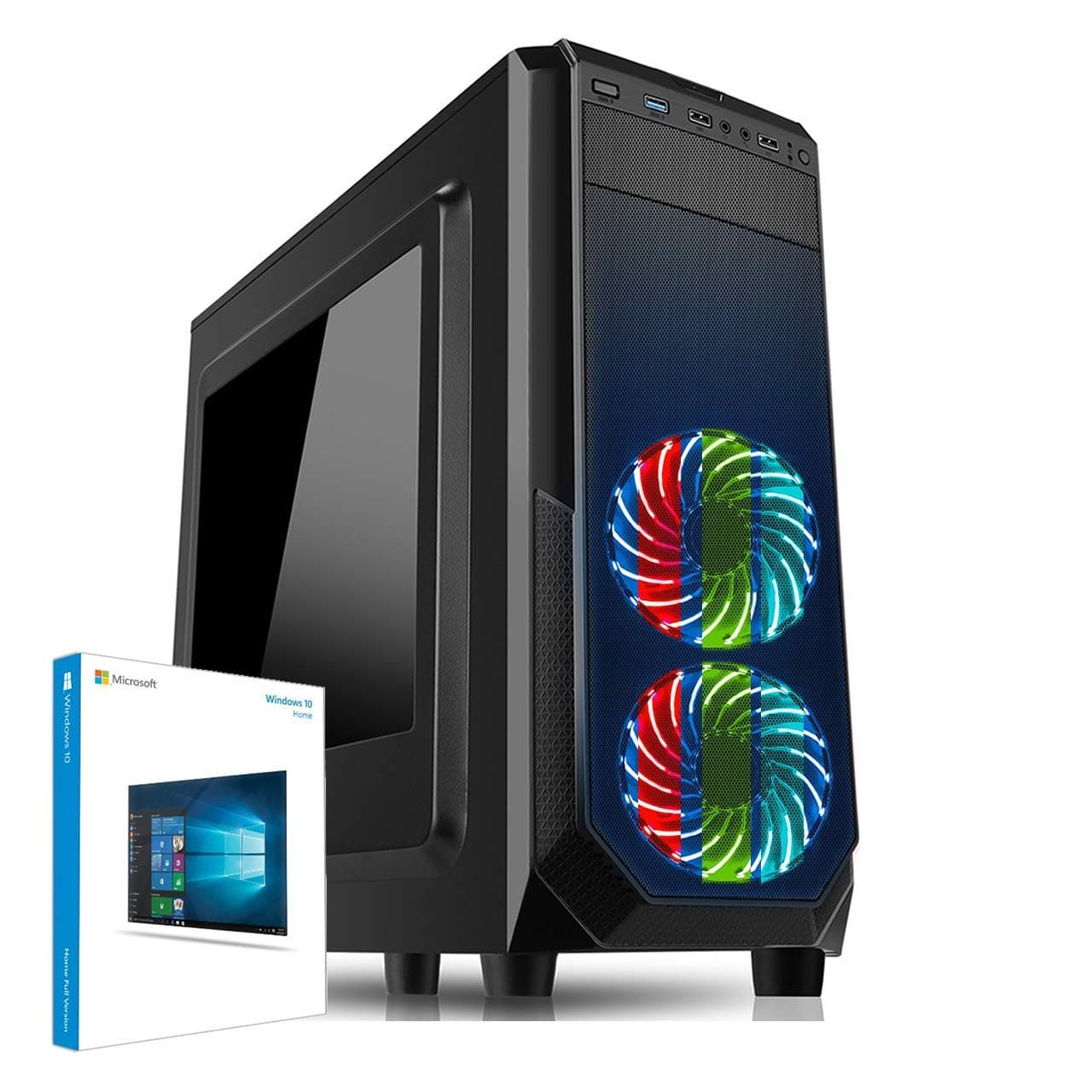 PALICOMP Gaming PC INTEL Kaby Lake i7 7700K 4.2Ghz/4.5Ghz Turbo - 16GB DDR4 2133Mhz - 240GB SSD - 1TB Sata3 HDD - Windows 10 - NVIDIA GTX1060 6GB - Home PC Gaming Desktop - CAS2