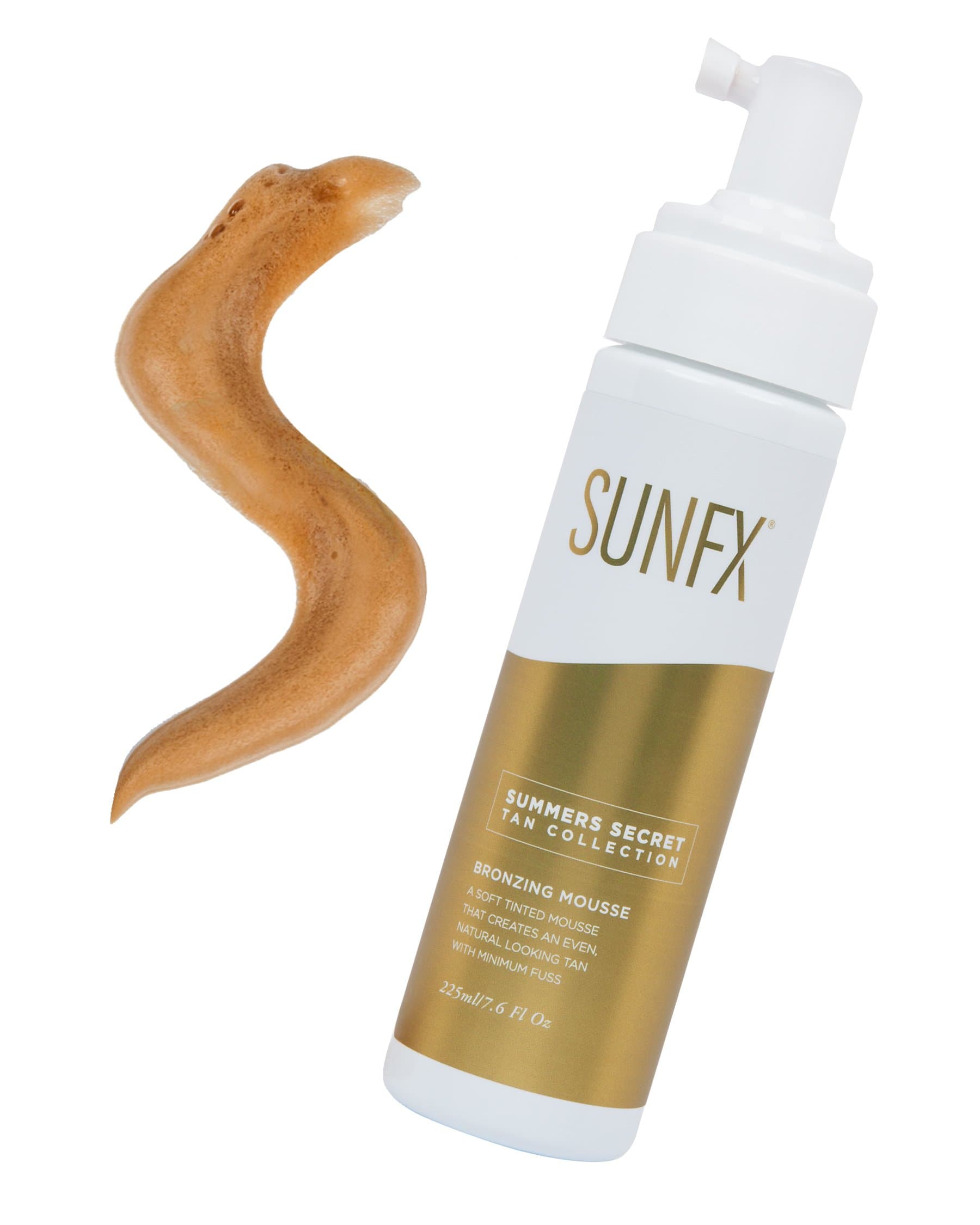 SunFX Ultra Deluxe Self Tanning Bronzing Mousse | DARK | Enriched with Aloe Vera and Coconut 7.6 fl oz
