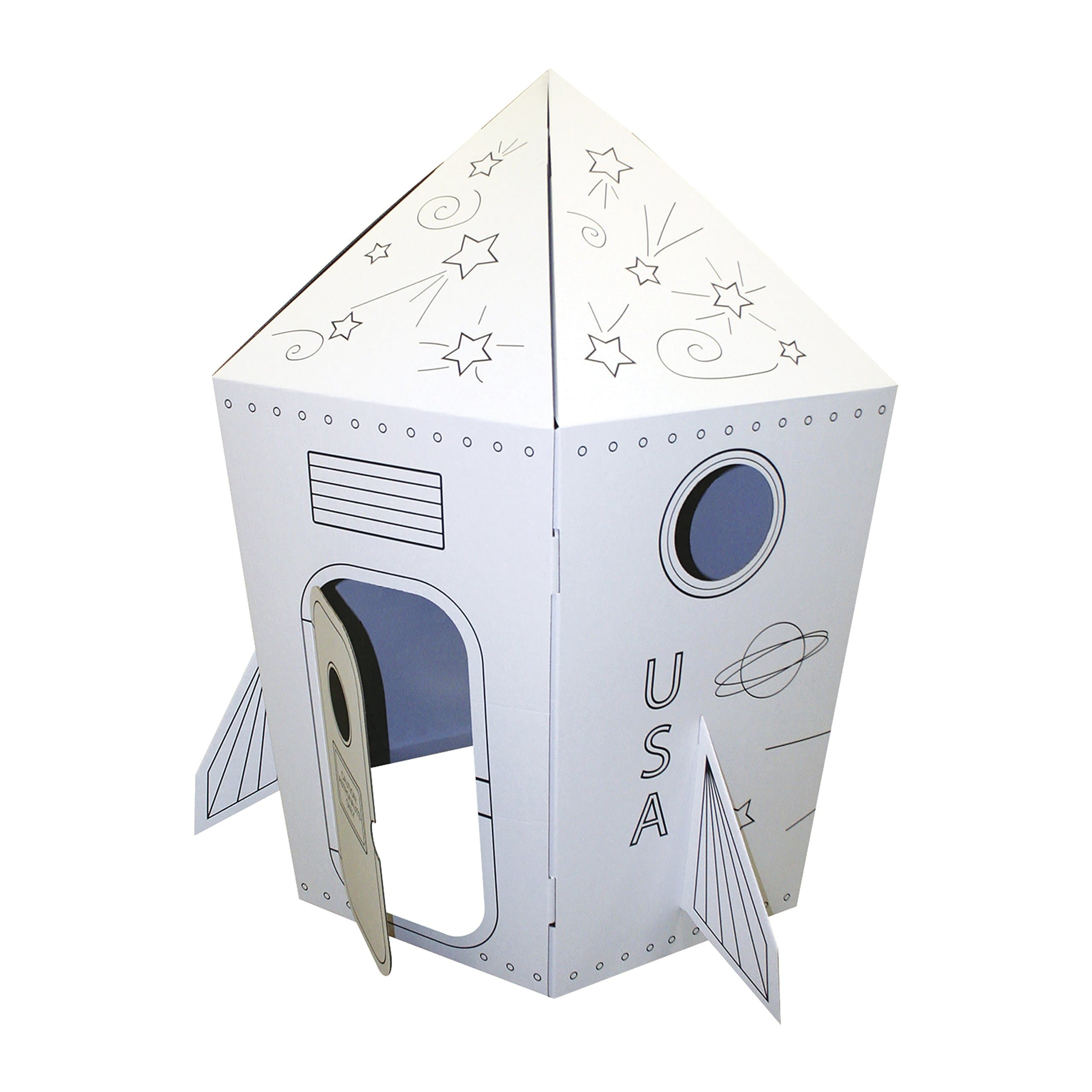 Fundeco Rocketship Playhouse, White