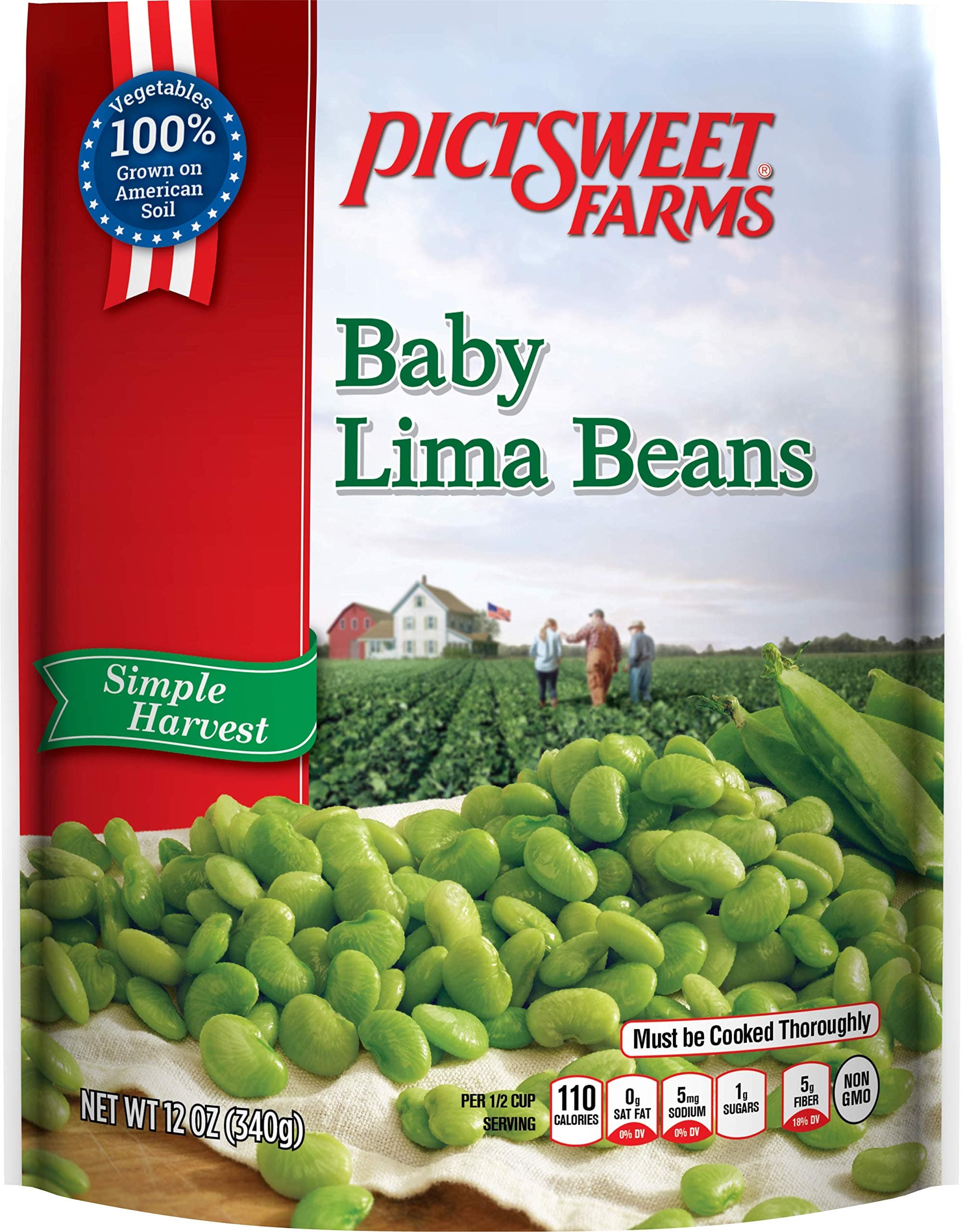 Pictsweet Baby Lima Beans, 12 oz