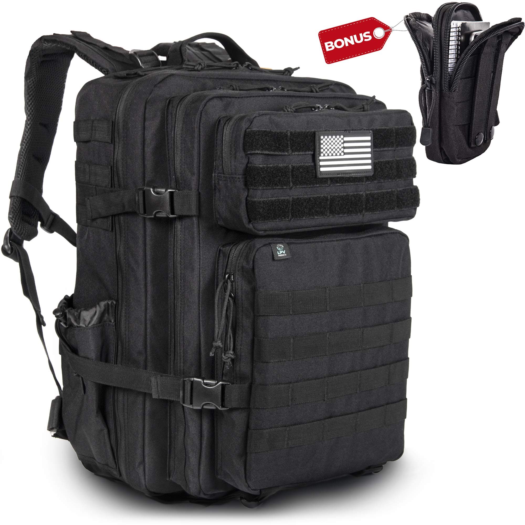 Military Tactical Backpack Army 3 Day Assault Pack Molle Bag Rucksack for Outdoor Hiking Trekking Hunting