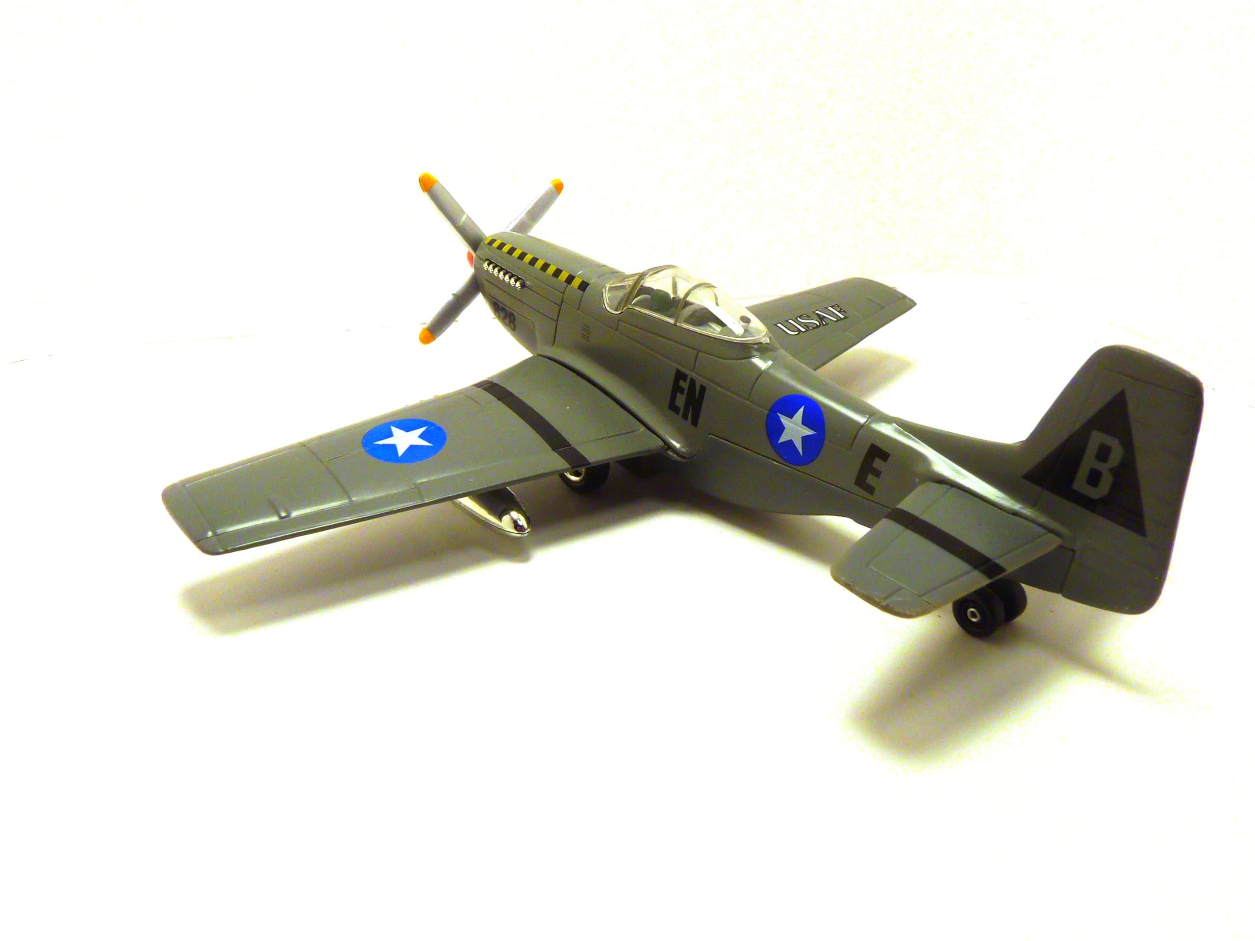 P- 51. 8 Inch, Diecast Airplane