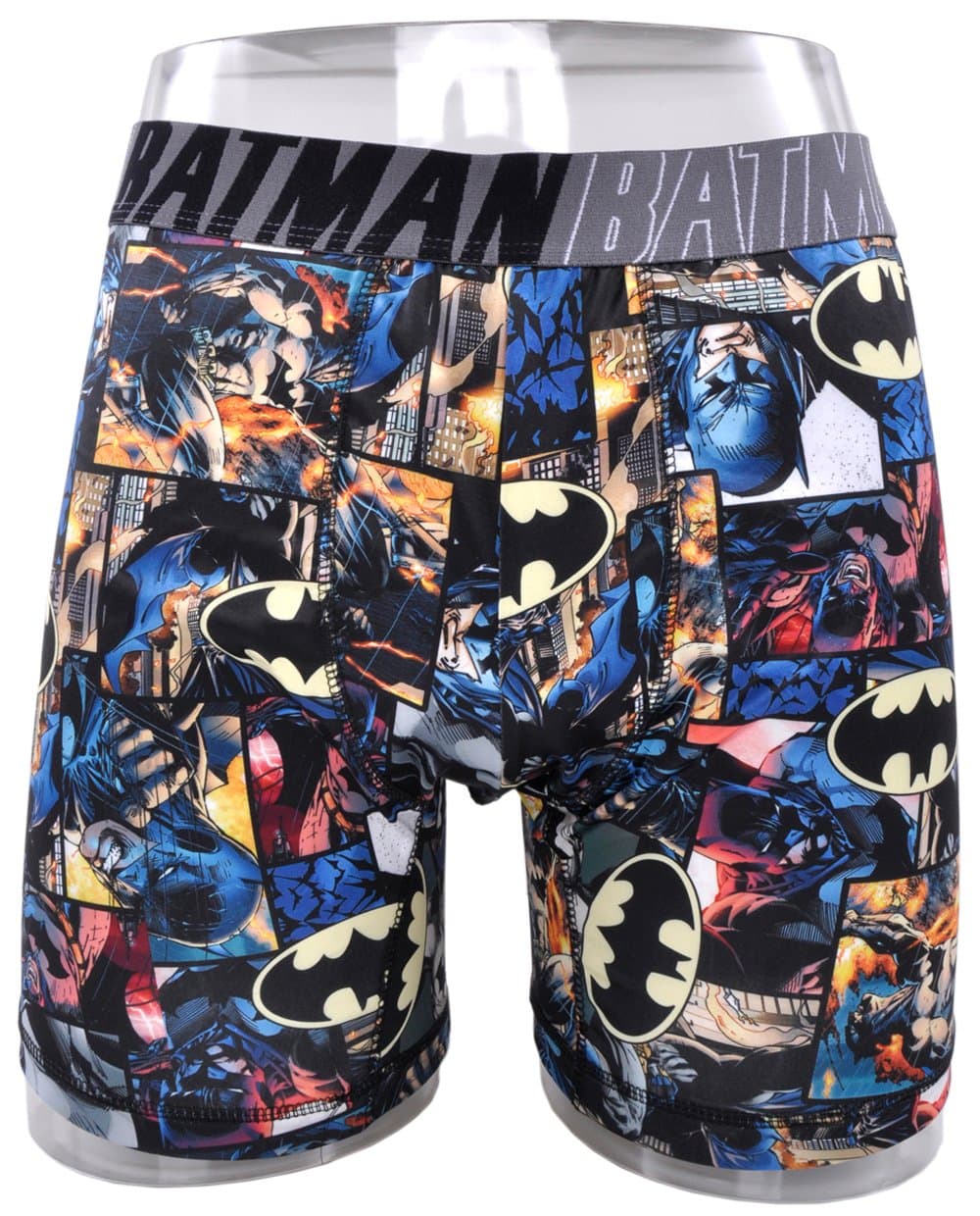 Mens Batman Boxer Briefs Damage Society Large