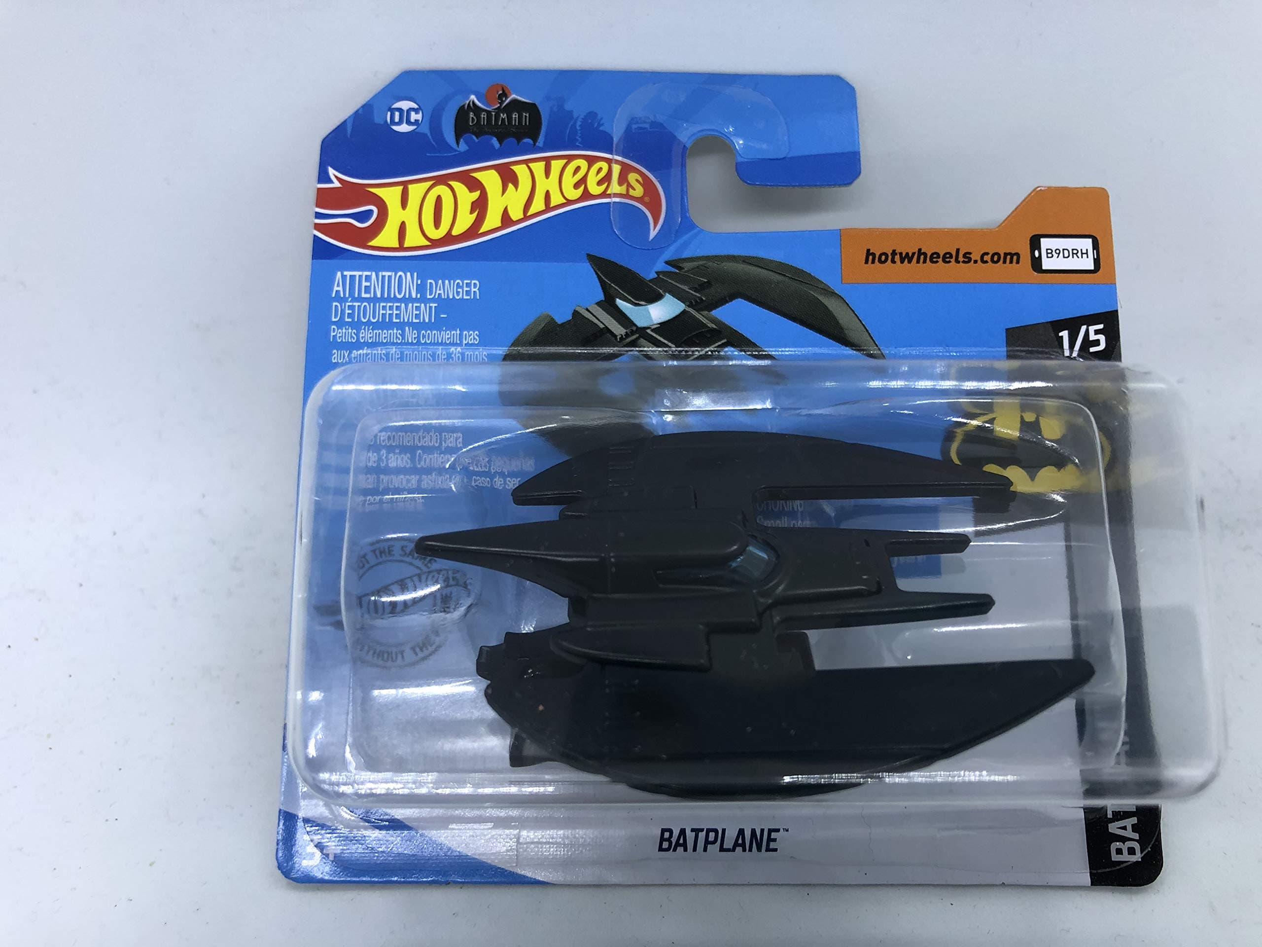 2020 Hot Wheels Batplane 1/5 Batman 56/250 (Short Card)