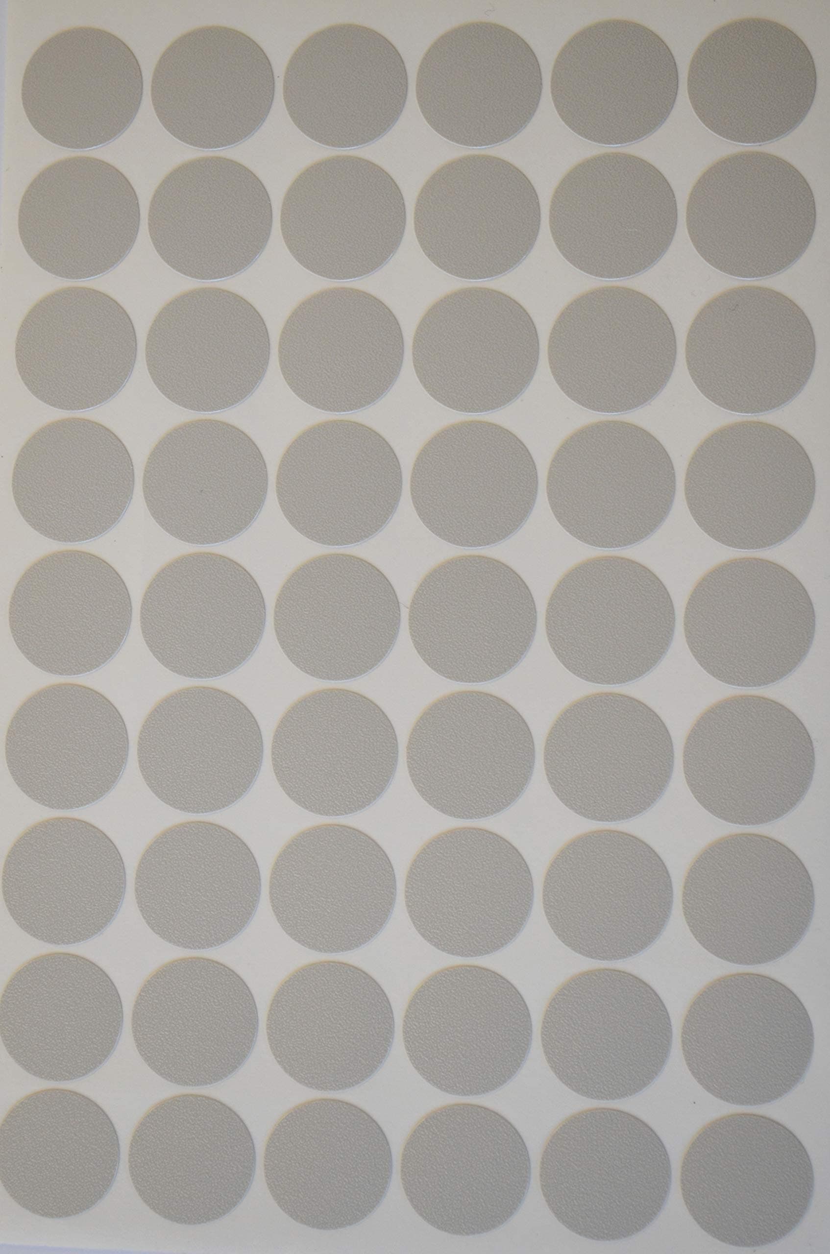 20MM Screw CAM Cover Cap SELF Adhesive Light Grey Textured Wood Grain Bedroom Kitchen Bathroom (6)