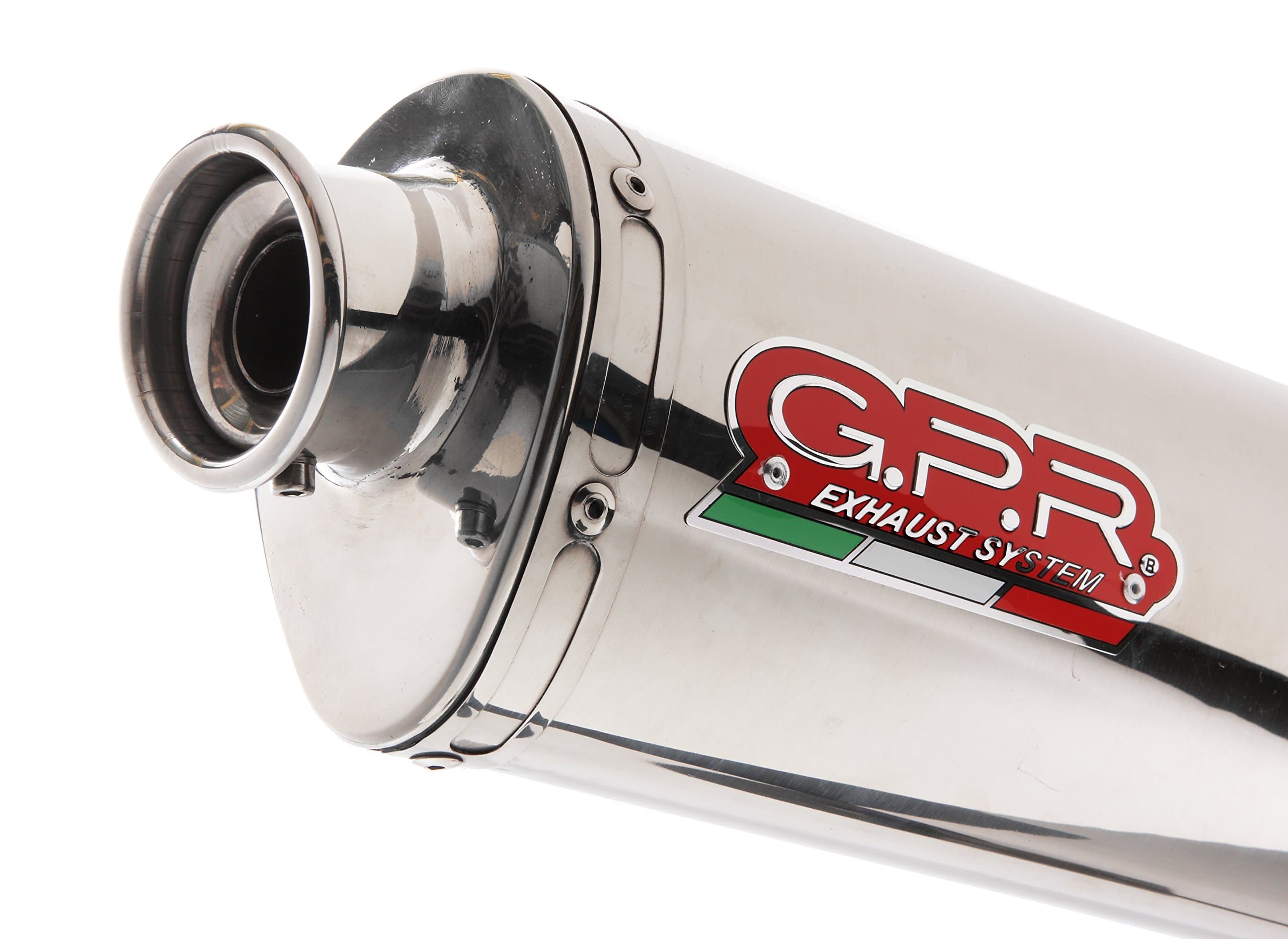 Gpr Exhaust System Slip-On With Link Pipe Included And Removable Db Eaters for Aprilia Mana 850
