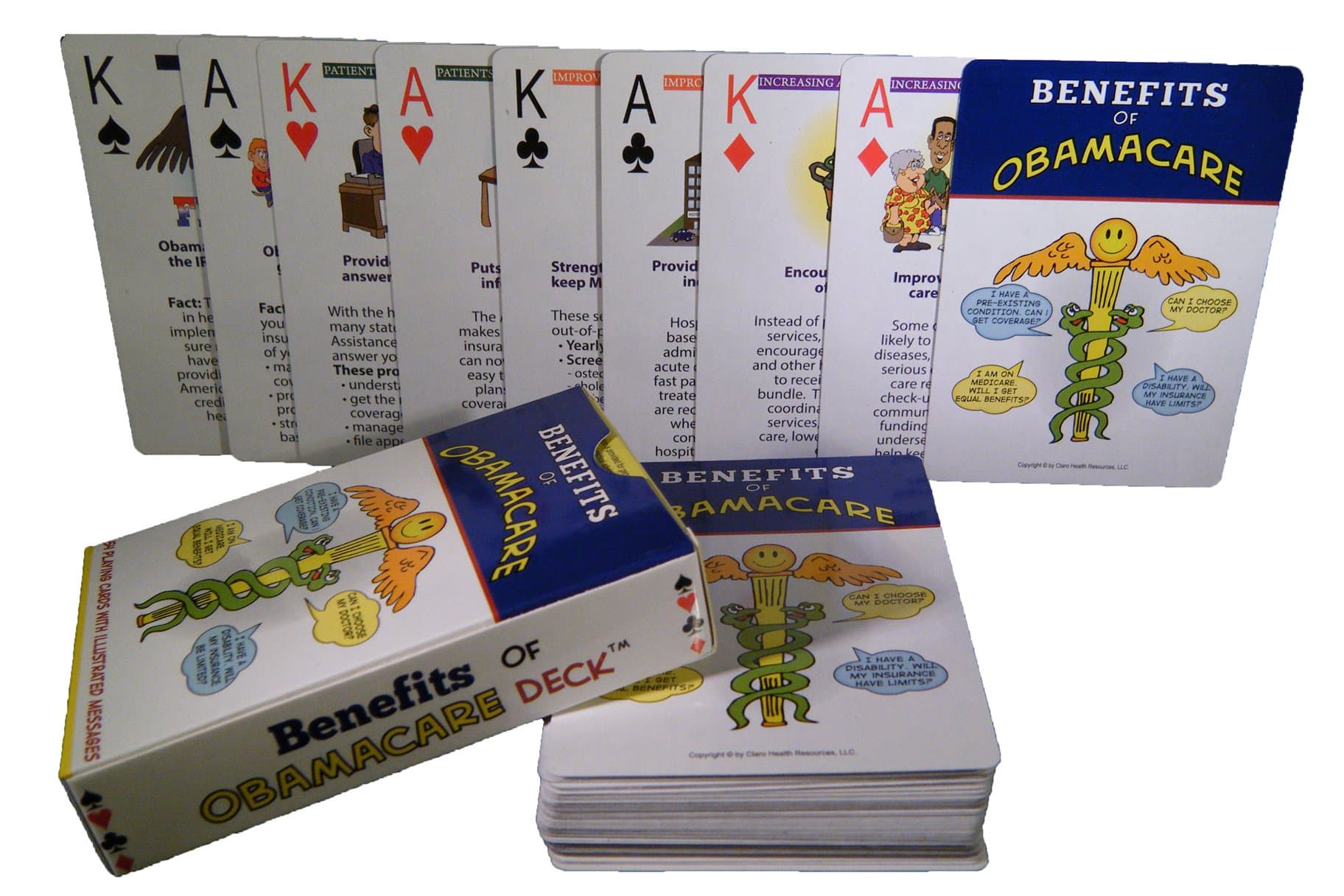 Benefits of Obamacare Playing Cards
