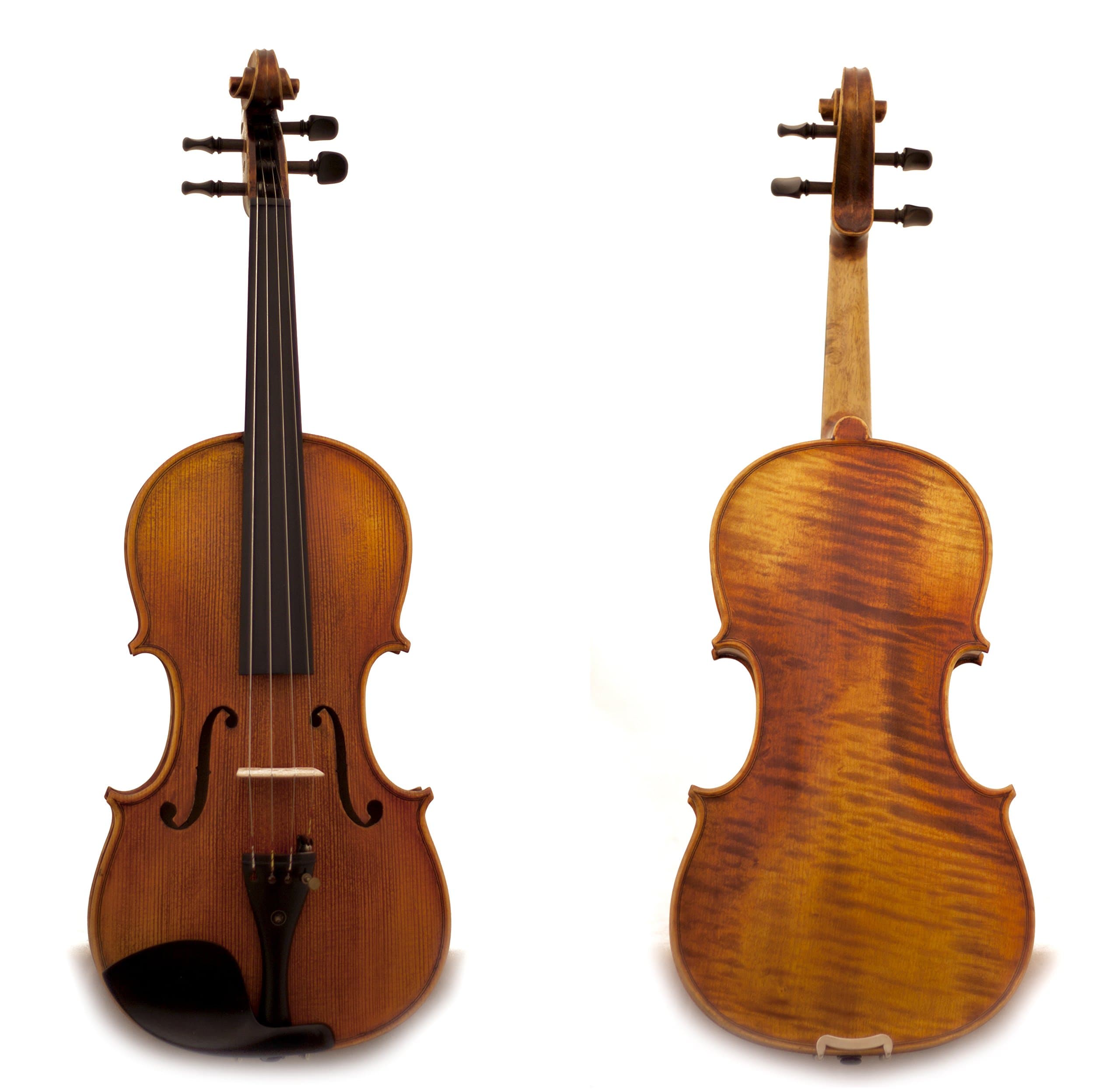 Sky Mastero Sound 4/4 Size Professional Hand-made 4/4 Full Size One Piece Back Satin Acoustic Violin Antique Style