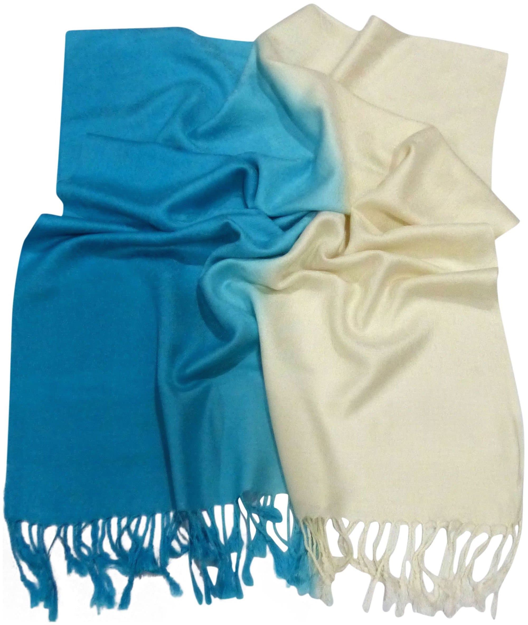 Two Tone Design Shawl Pashmina Scarf Wrap Stole Shawls Pashminas Scarves Wraps NEW