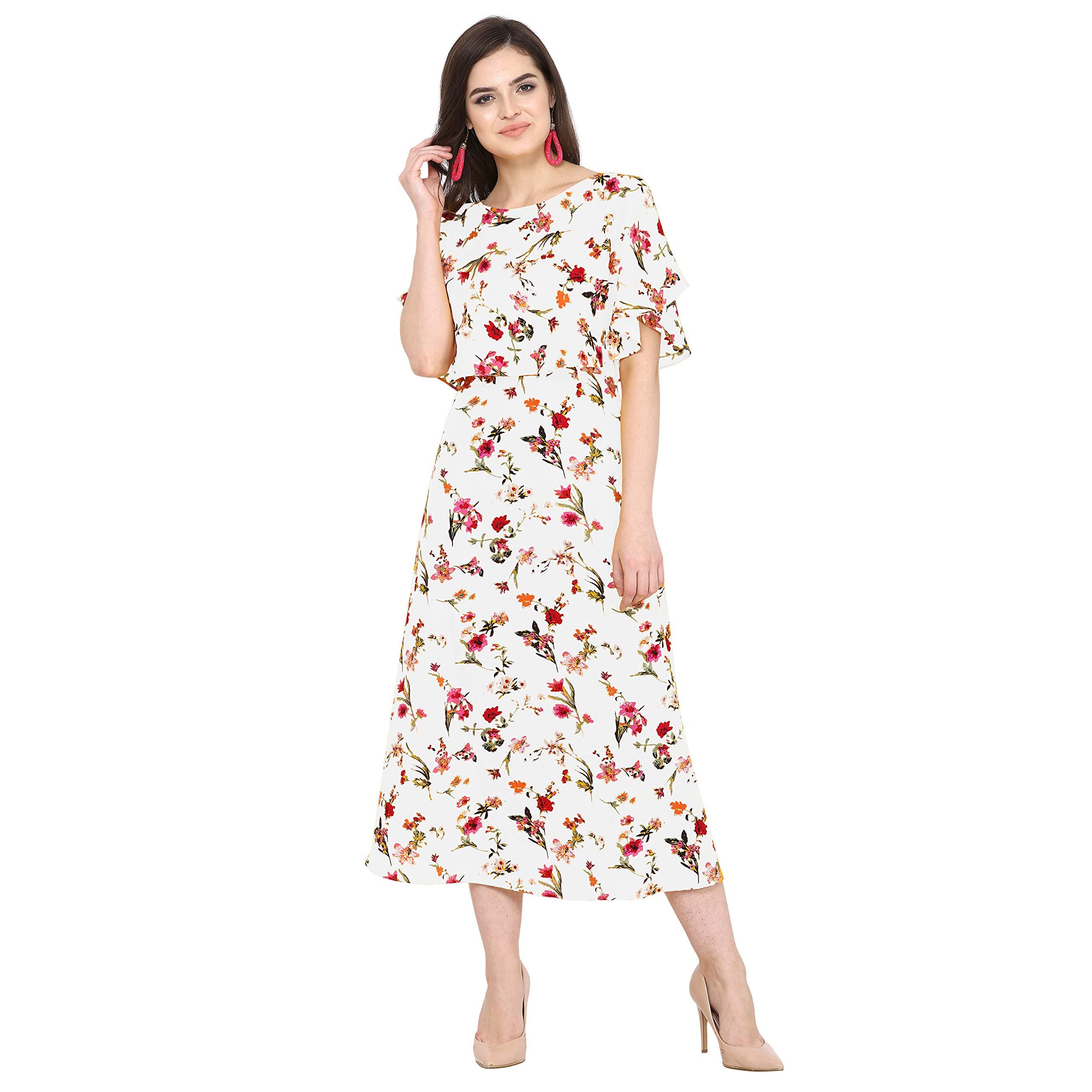 Women's Crepe Layered & Tiered Kurta