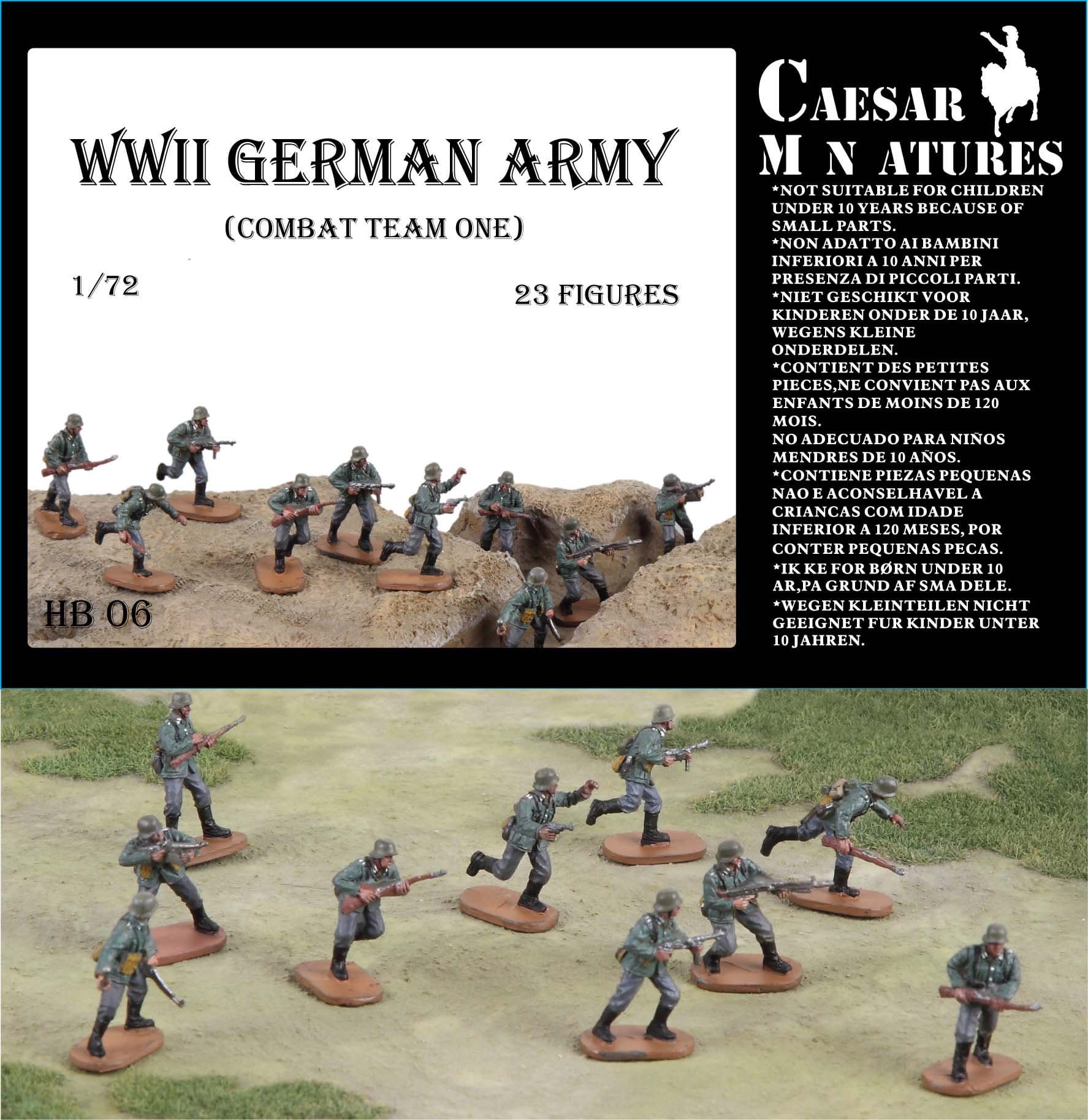 German Army Combat Team One 1/72 Scale Miniatures Pegasus Hobbies