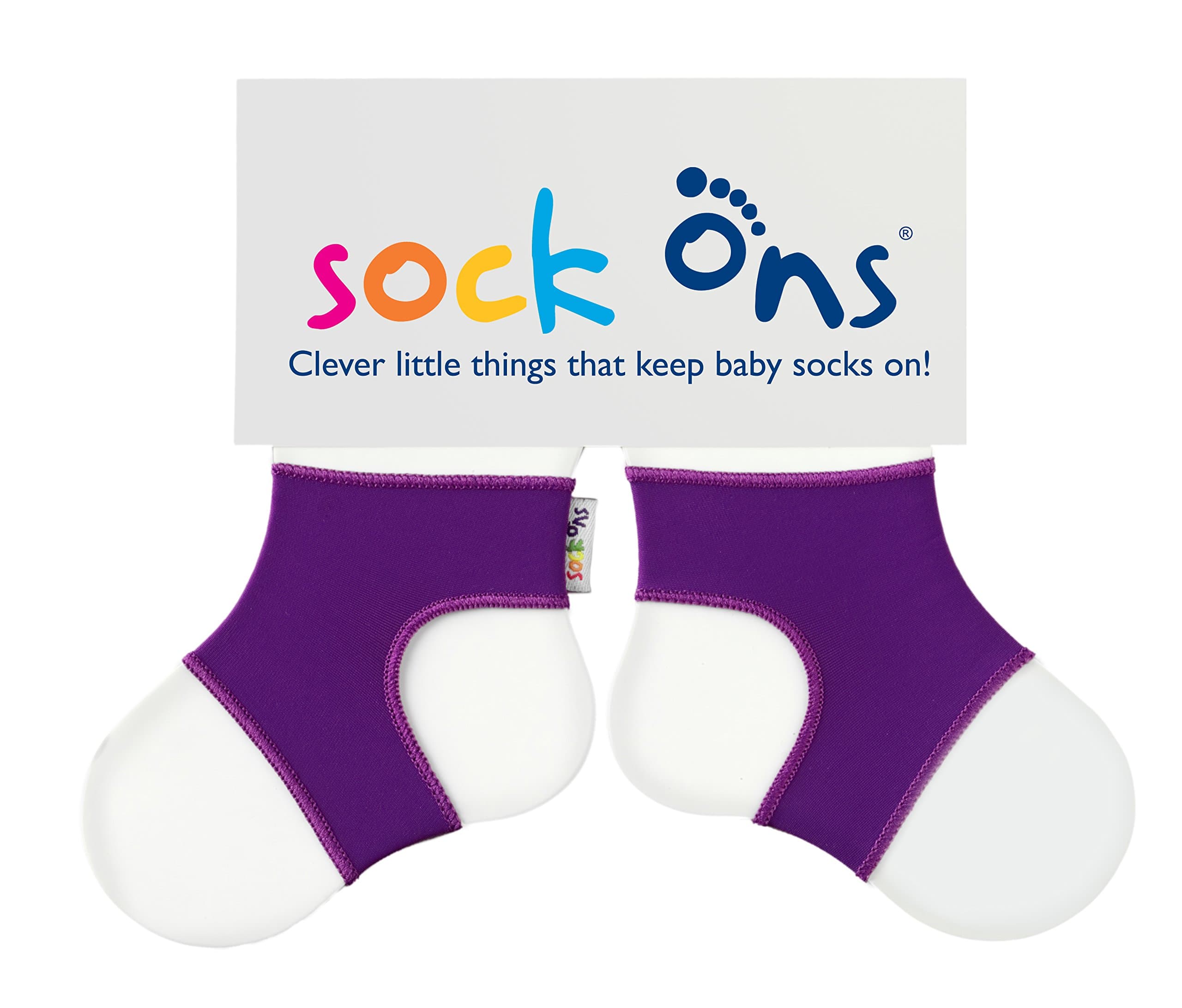 Sock Ons Clever Little Things That Keep Baby Grape - 0-6 Months