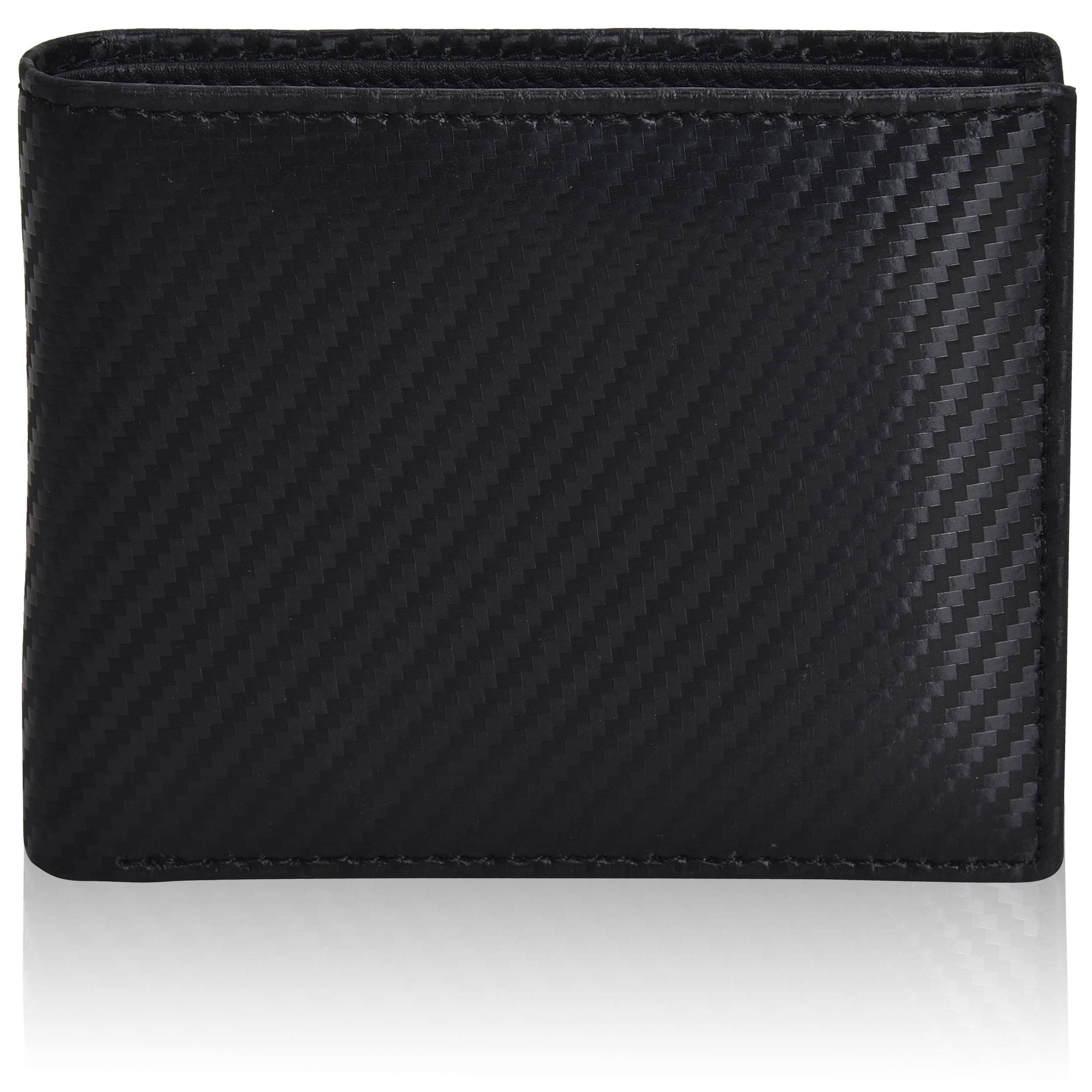Estalon Front Pocket Leather Wallet for Men - RFID Blocking Bifold Wallet with ID Window