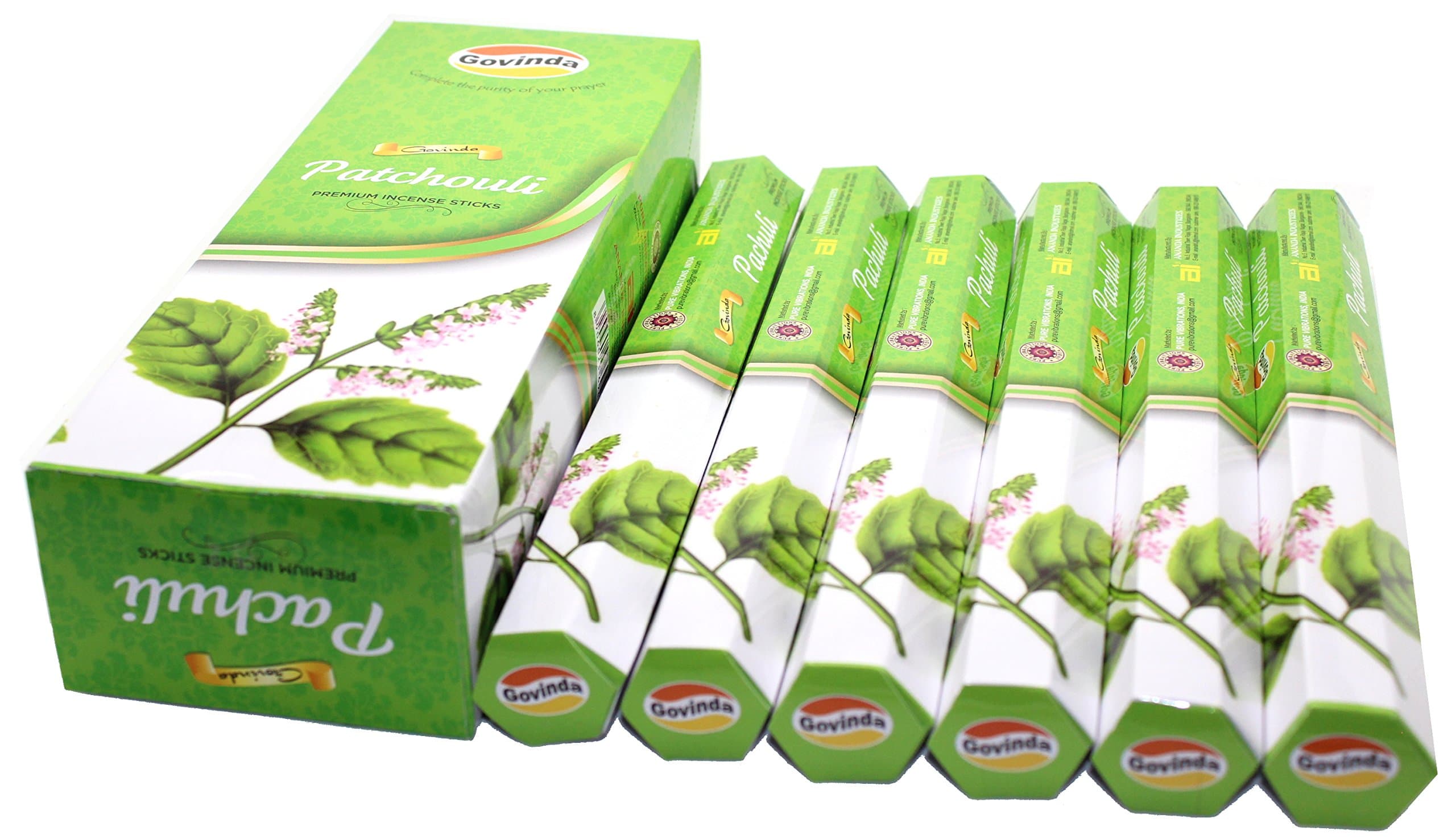 GovindaPatchouli Masala Coated 120 Incense Sticks