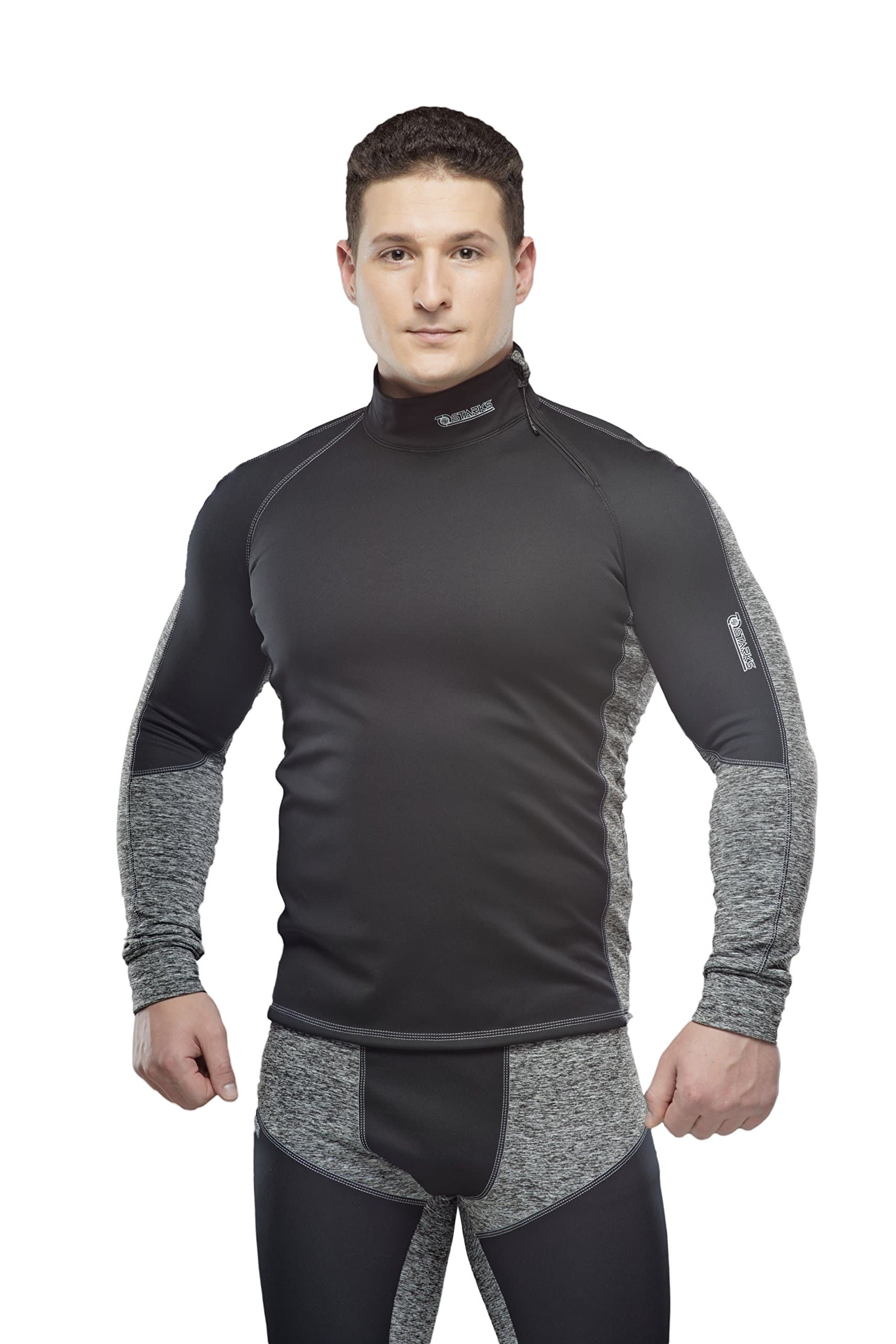 Starks Functional Underwear, Functional Shirt Men - Lightweight Thermo Compression Shirt, Long Sleeve Underwear - Sportshirt For Ski, Motorcycle, Bicycle - Ideal For All Seasons
