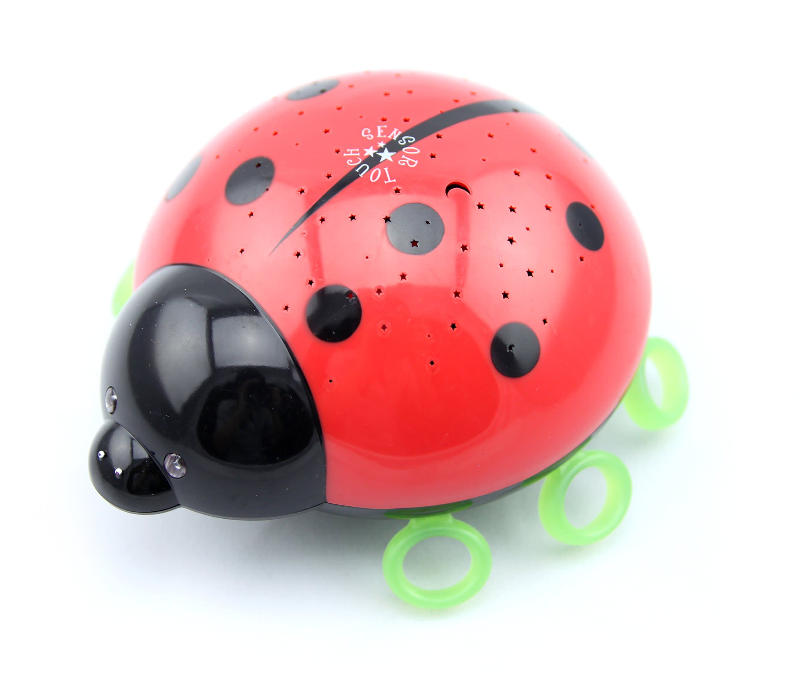 Lumitusi"Touch-Active, Easy Clean" Twilight Constellation Galaxy Beetlestar Projection Night Light (Red)