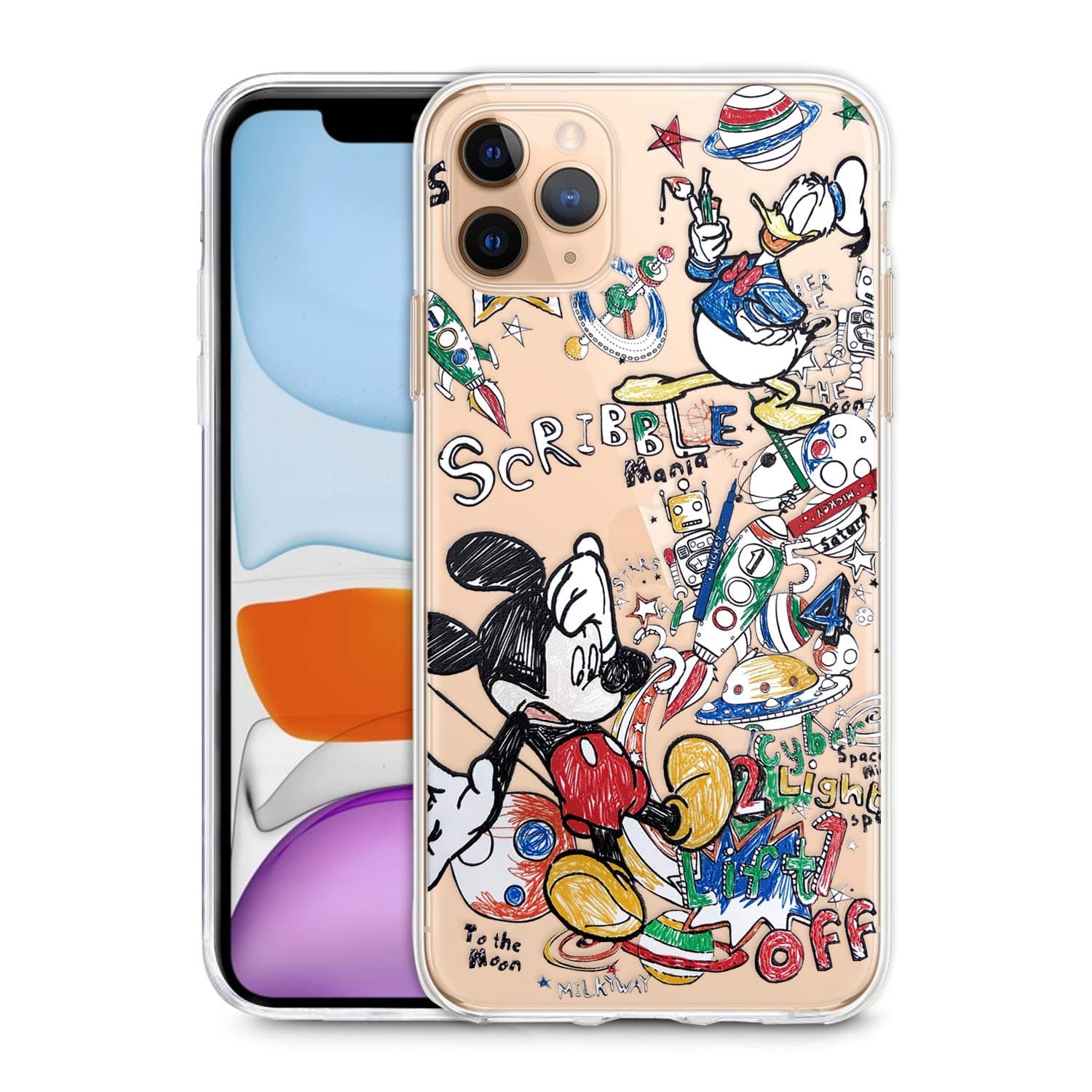 Glossy Silicone Phone Case Compatible with iPhone X/XS iPhone 11 Pro MAX Cartoon Soft TPU case for iPhone 11 Cartoon Design Back Cover Ultra Slim case Cute Cool Teens Kids Boys (iPhone Pro MAX)