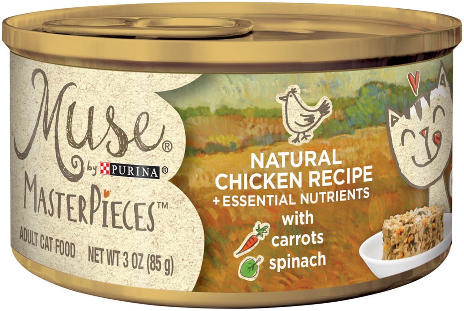 Muse by Purina MasterPieces Natural Recipes Wet Cat Food