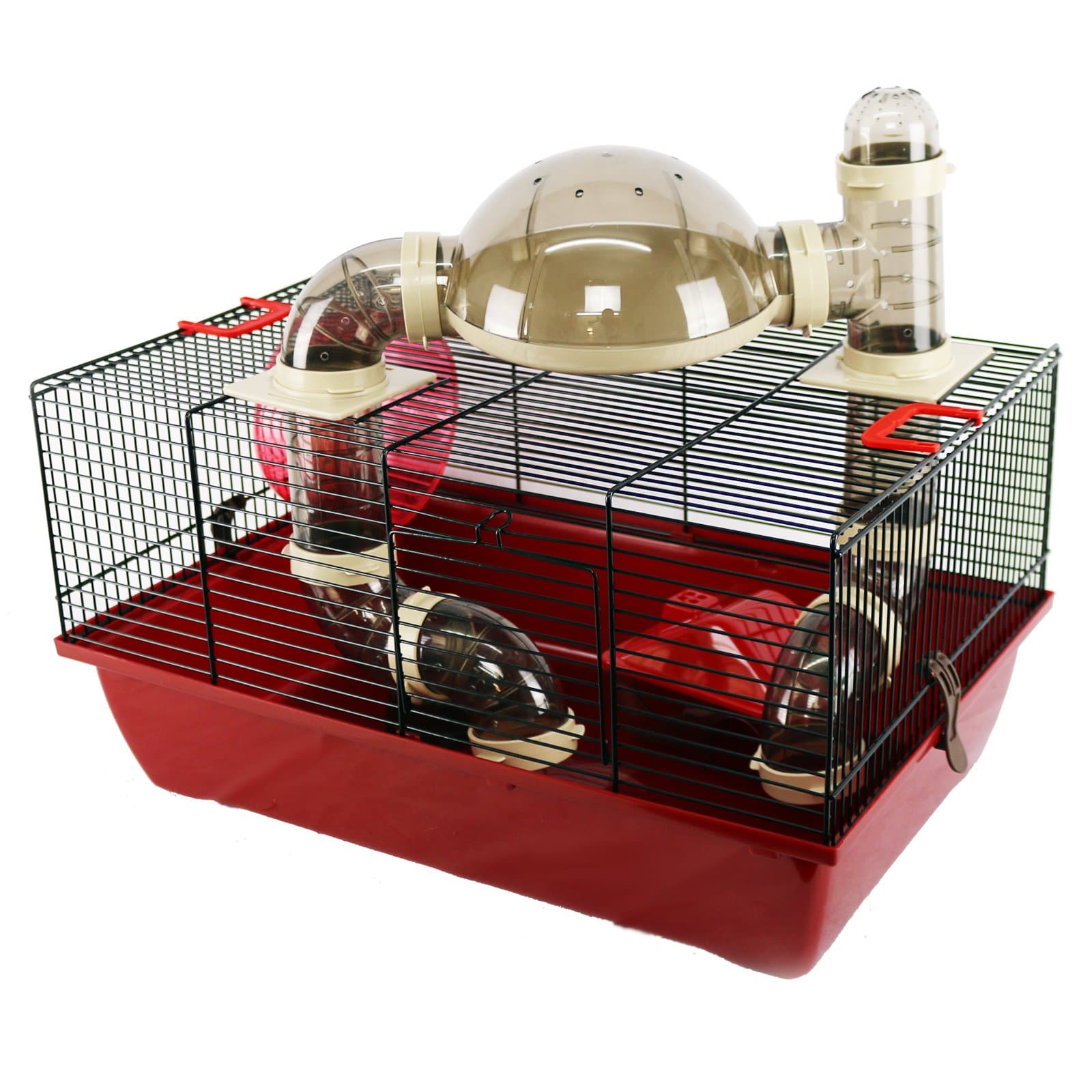 Pet Ting Durham Hamster Cage with Accessories With Tubes Base Mice Gerbil Mouse