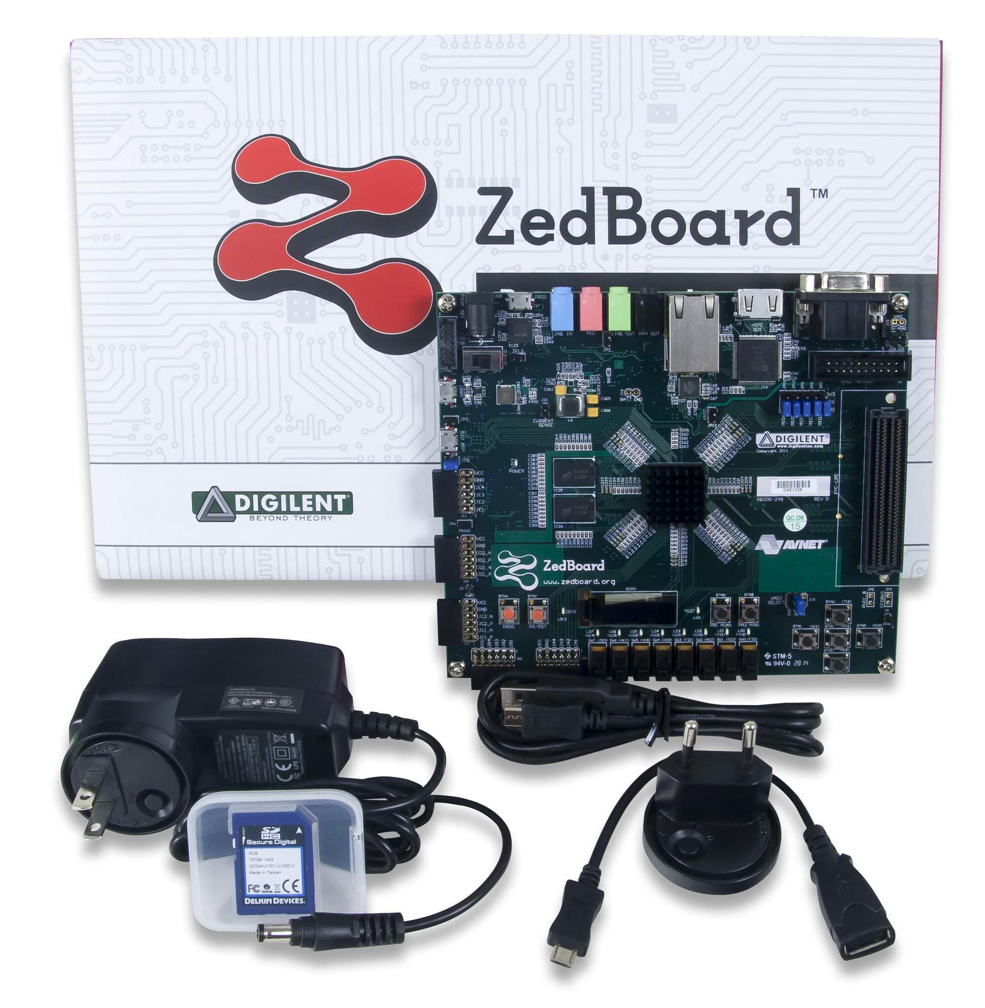 Digilent ZedBoard: Zynq-7000 ARM/FPGA SoC Development Board (Add SDSoC Voucher)