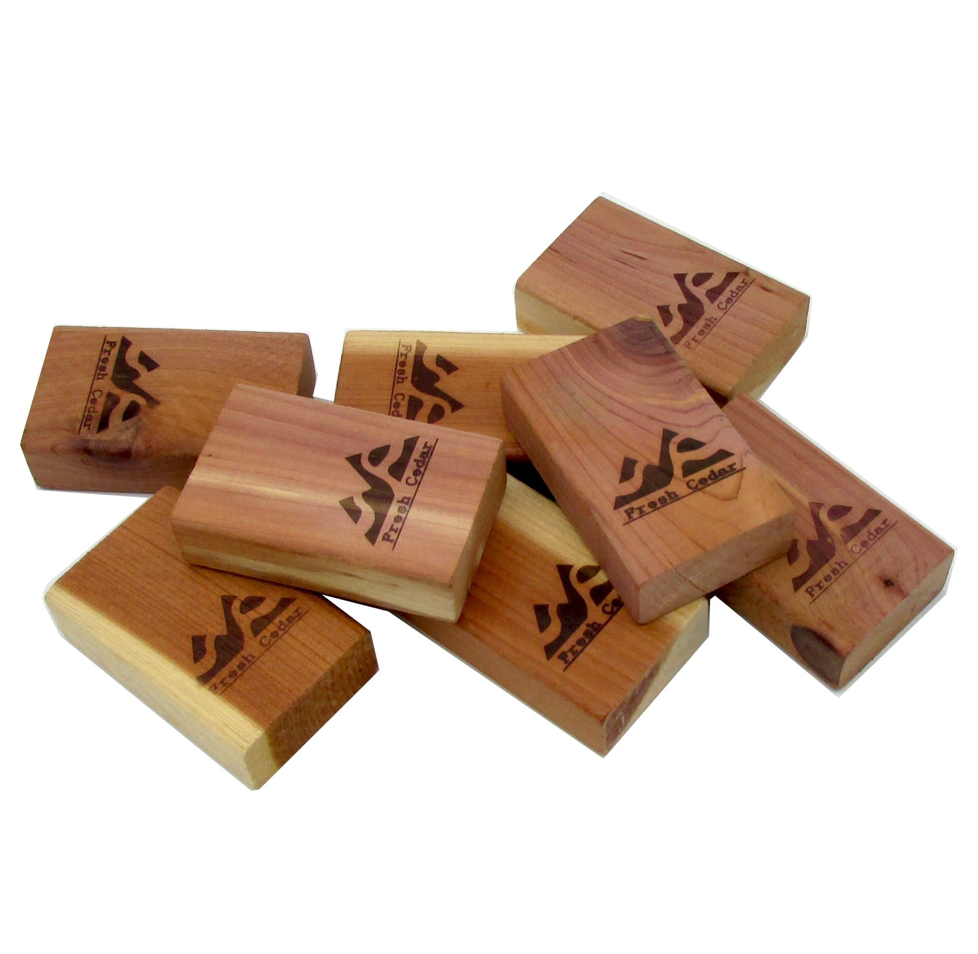 Closet Essentials - Fresh Red Cedar Blocks Pest Moth Repellent Storage Accessories (8 Blocks)