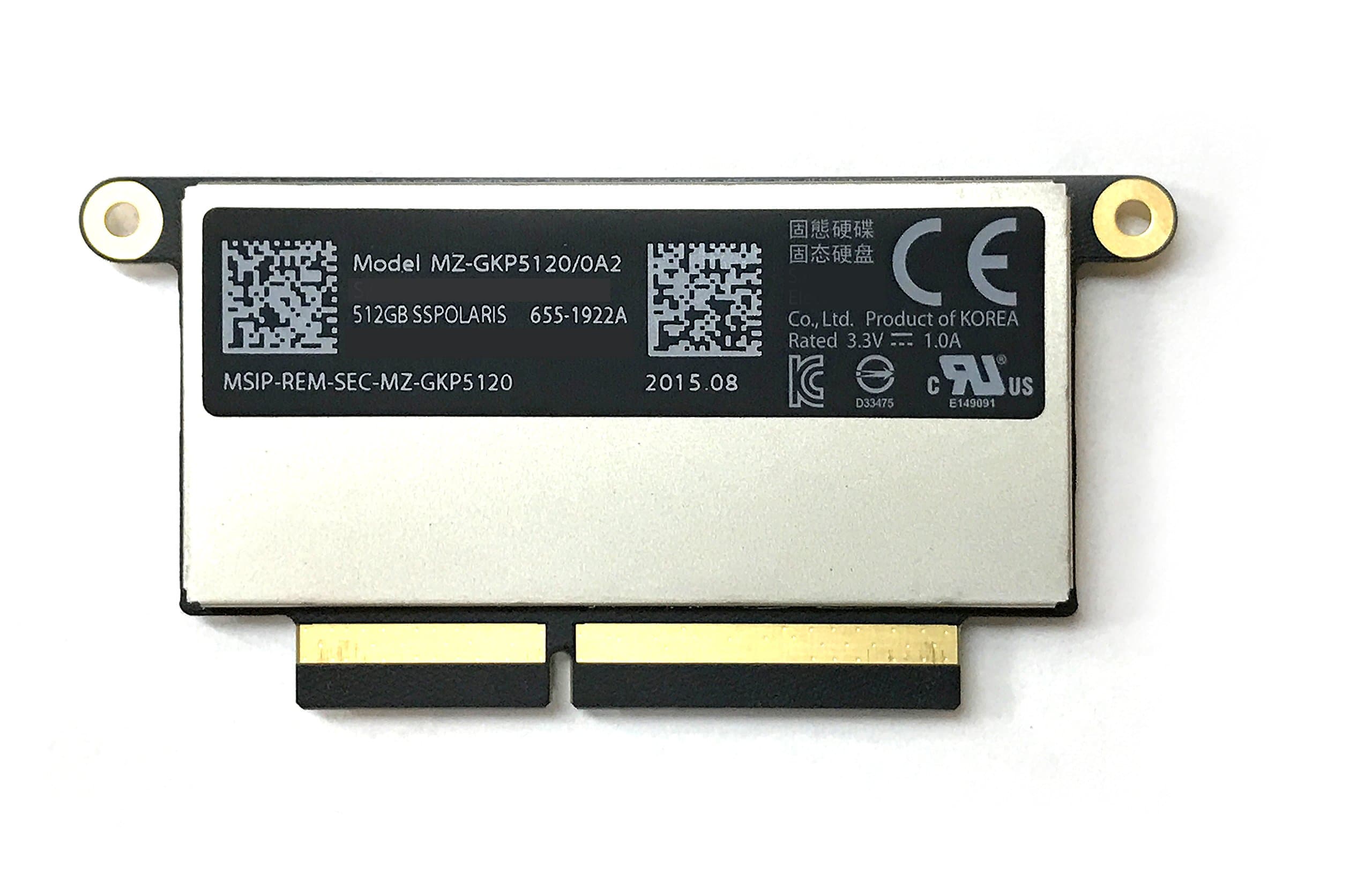 512 GB PCIe SSD for New Apple MacBook Pro 2016 Without Touch Bar