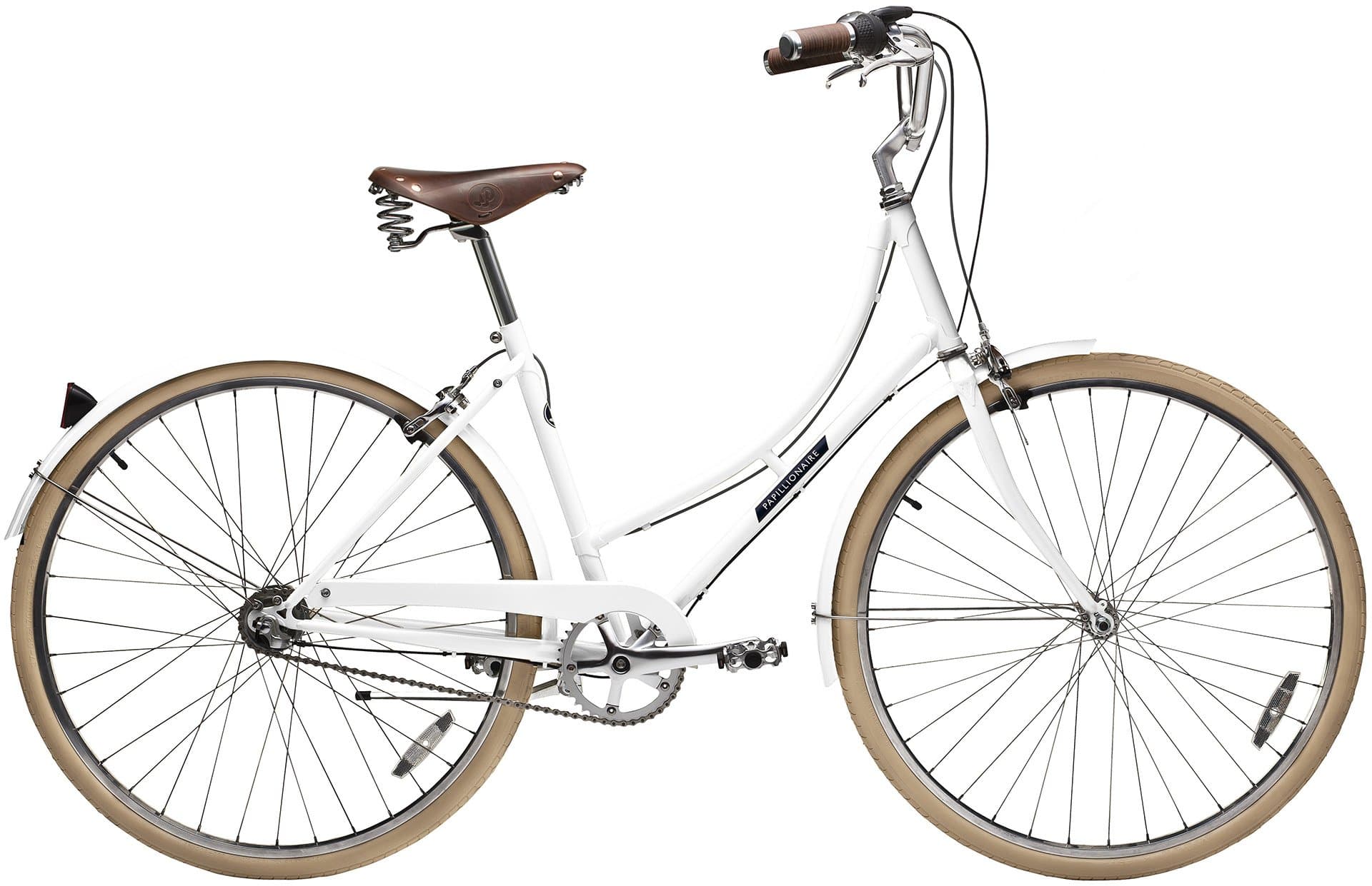 Papillionaire Bicycles Sommer 8-Speed, White