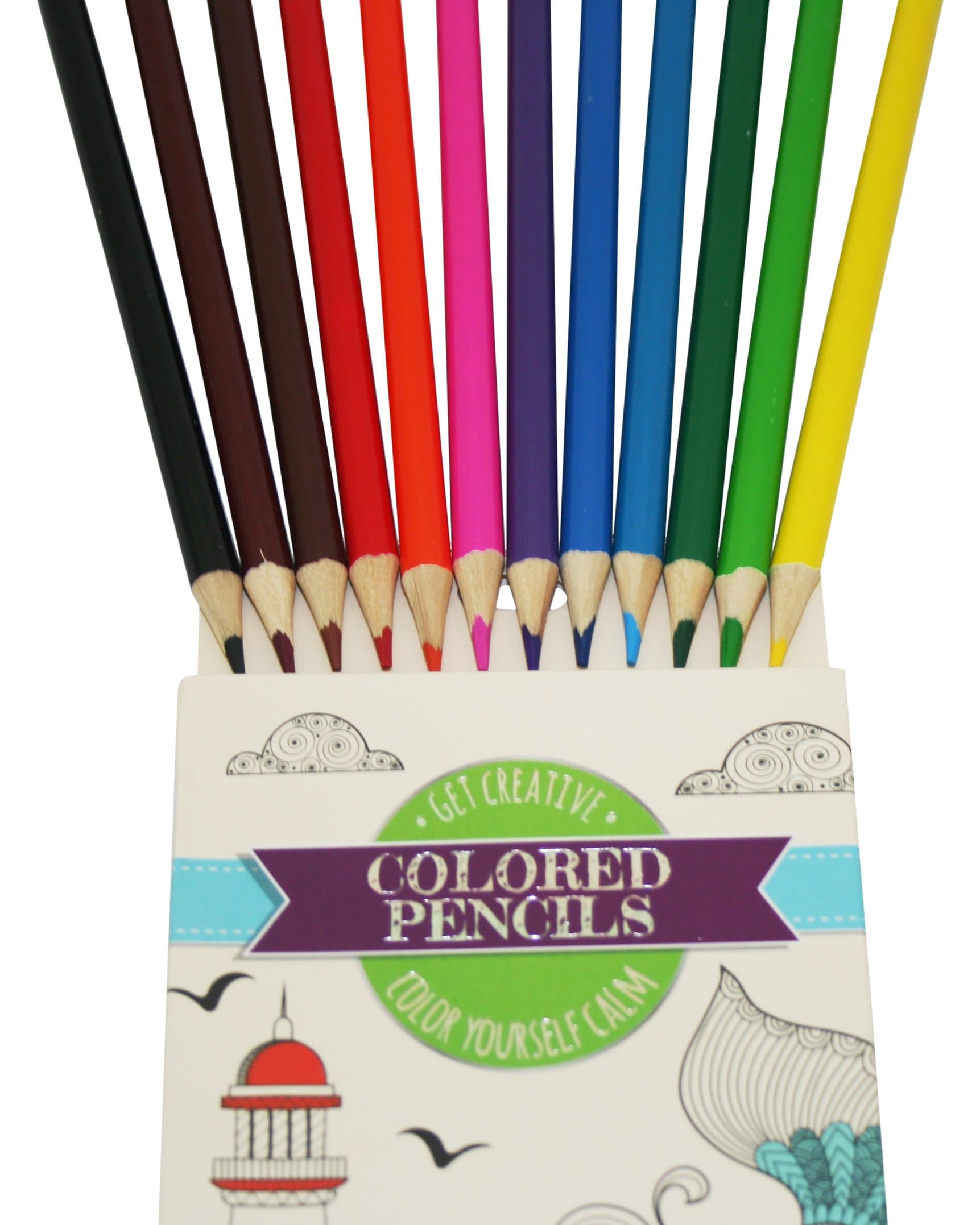 Coloring Pencil Case Color Drawing Pencils