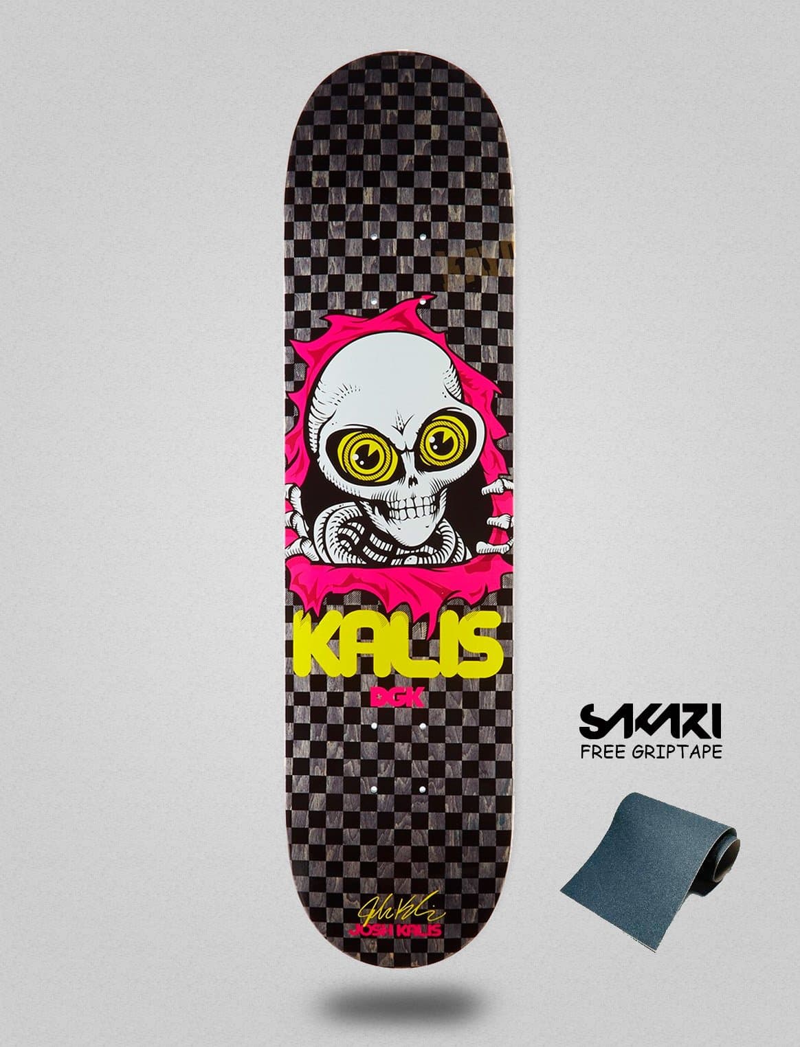 Monopatín skate skateboard tabla deck DGK KALIS RIPPING 7.8"