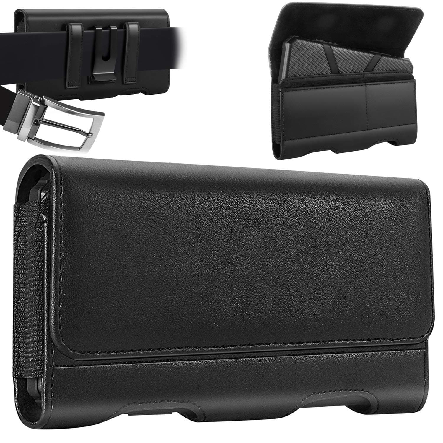 Mopaclle Molle Phone Holster for Samsung Galaxy Note 20 Ultra,Note 10 Plus,Note 9,Note 8, Note10 Lite ,S21 FE 5G, S20 Plus, S21 Plus, S22 Plus,S10 Plus Nylon Belt Case with Loops Cell Phone Pouch