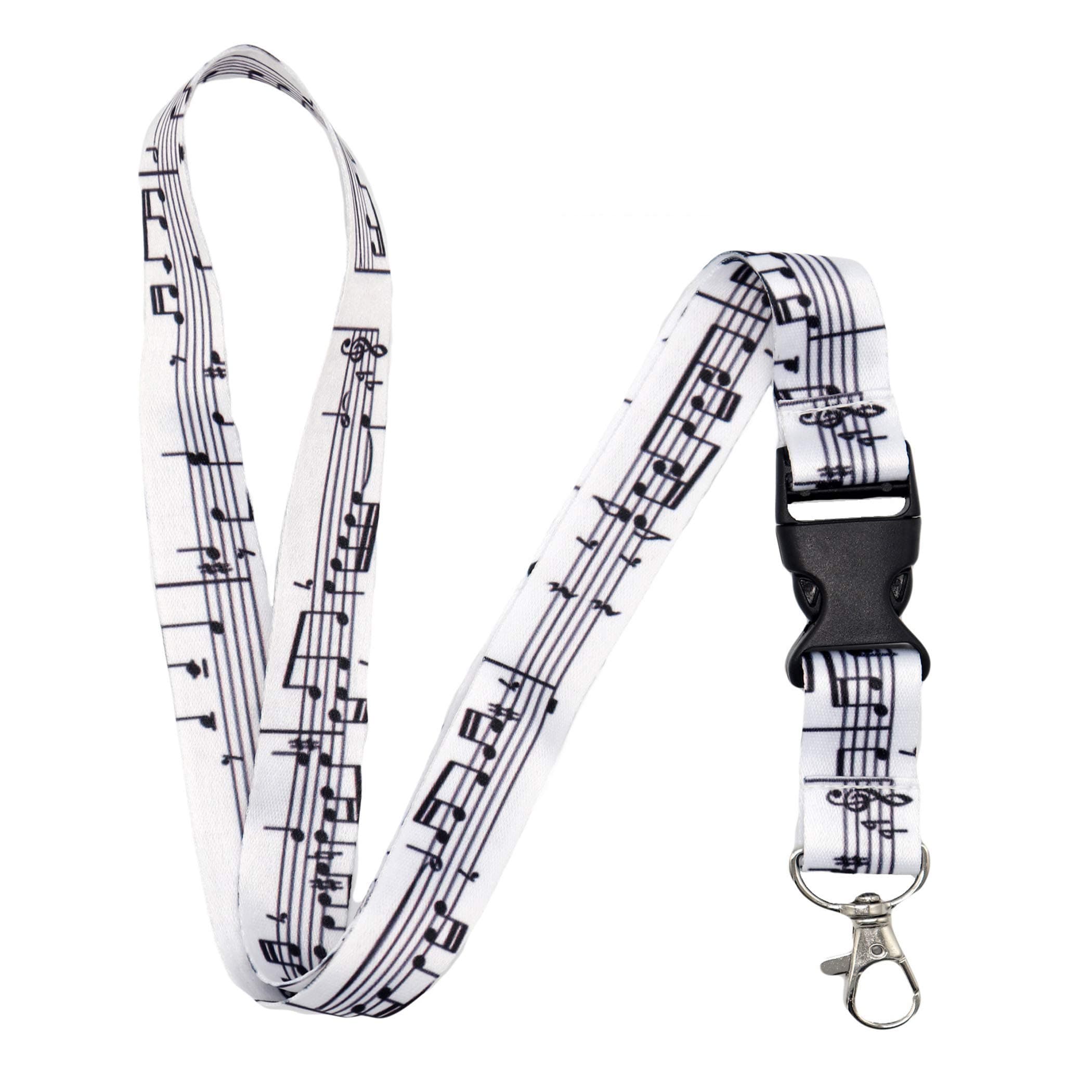 EASTERUP Lanyard for Keys Keychain Lanyard Premium Soft Silky Wide Strapped Beautifully Printed ID Teacher Lanyard with Spring Clip for Women/Men