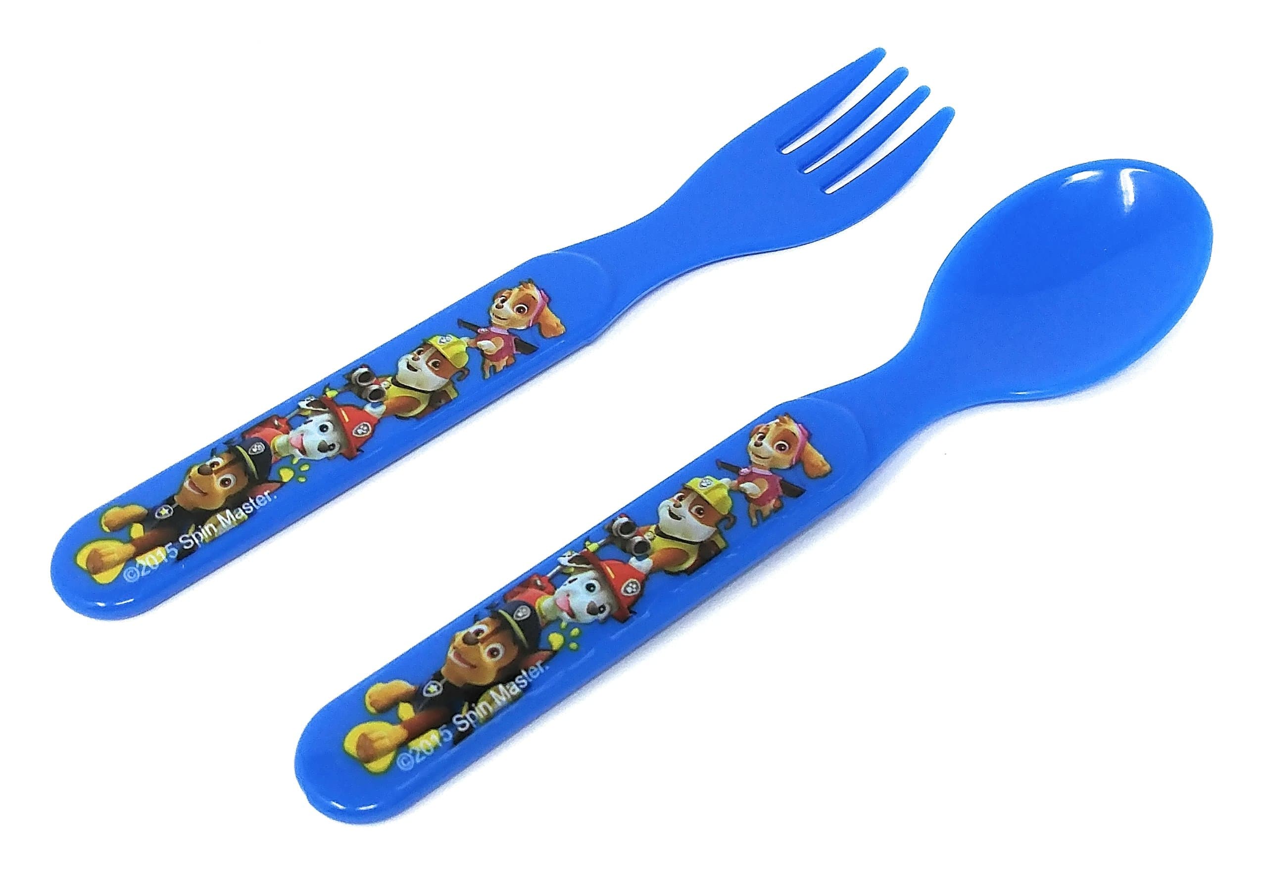 Paw Patrol 2 PC Flatware Set Fork & Spoon For Toddlers