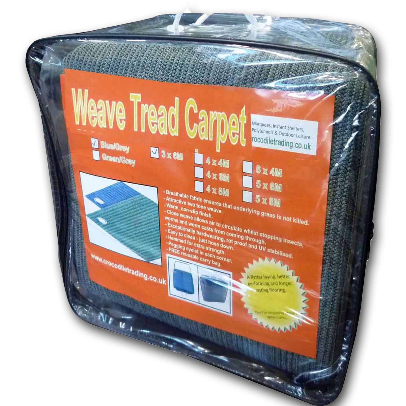 Multiple Widths & Lengths...Club Warden Approved. Suits, Caravan Awning | Marquees | Gazebo | Camping | Leisure | Festival. A Flatter Laying, Better Performing and Longer Lasting Outdoor Flooring. (3m x 3m Blue)