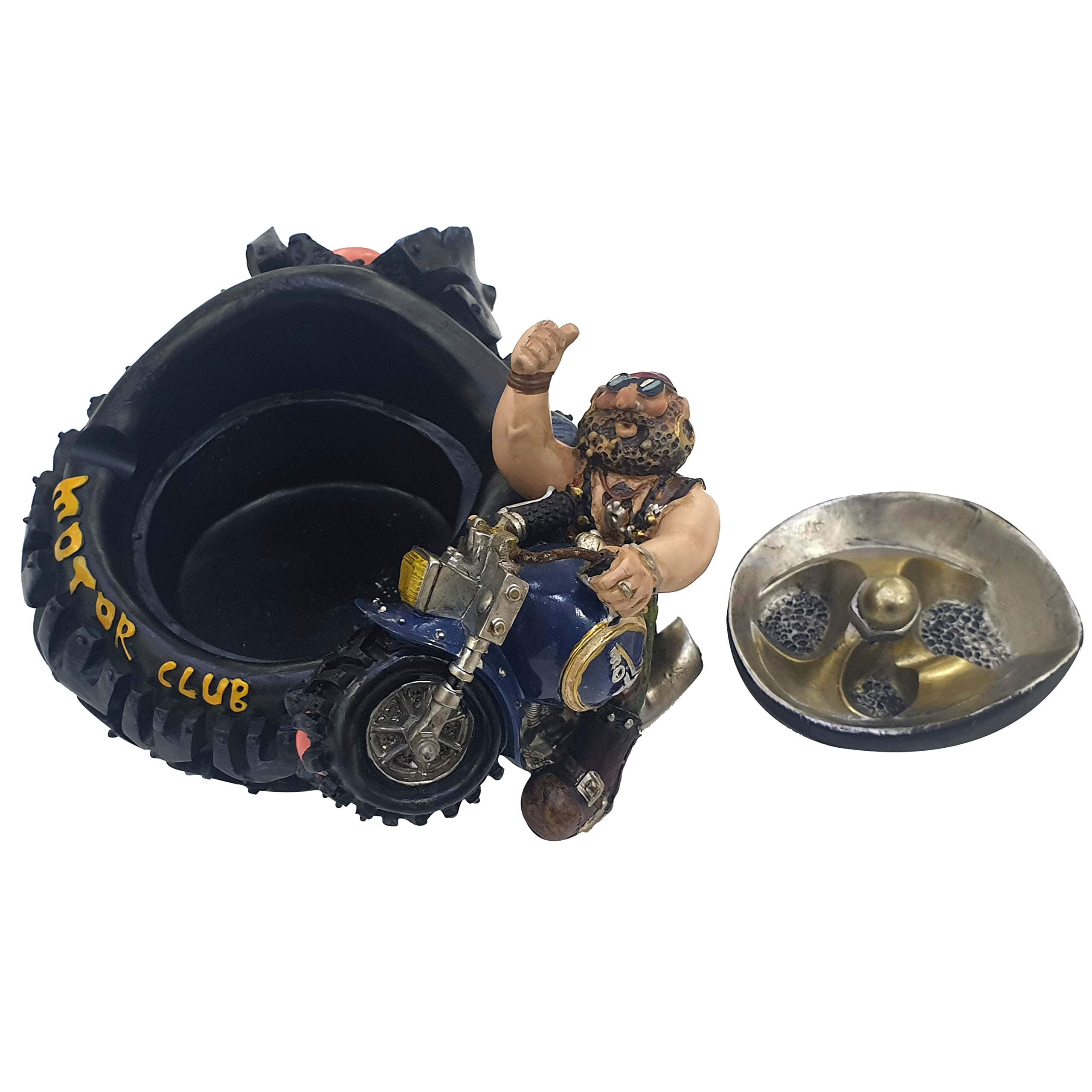 Shopster Creative Elephant Ceramic Cigarette Ashtray Tabletop Portable Modern Ashtrays Cigar for Outdoor Indoor Desktop Smoking home Office Fashion Decoration