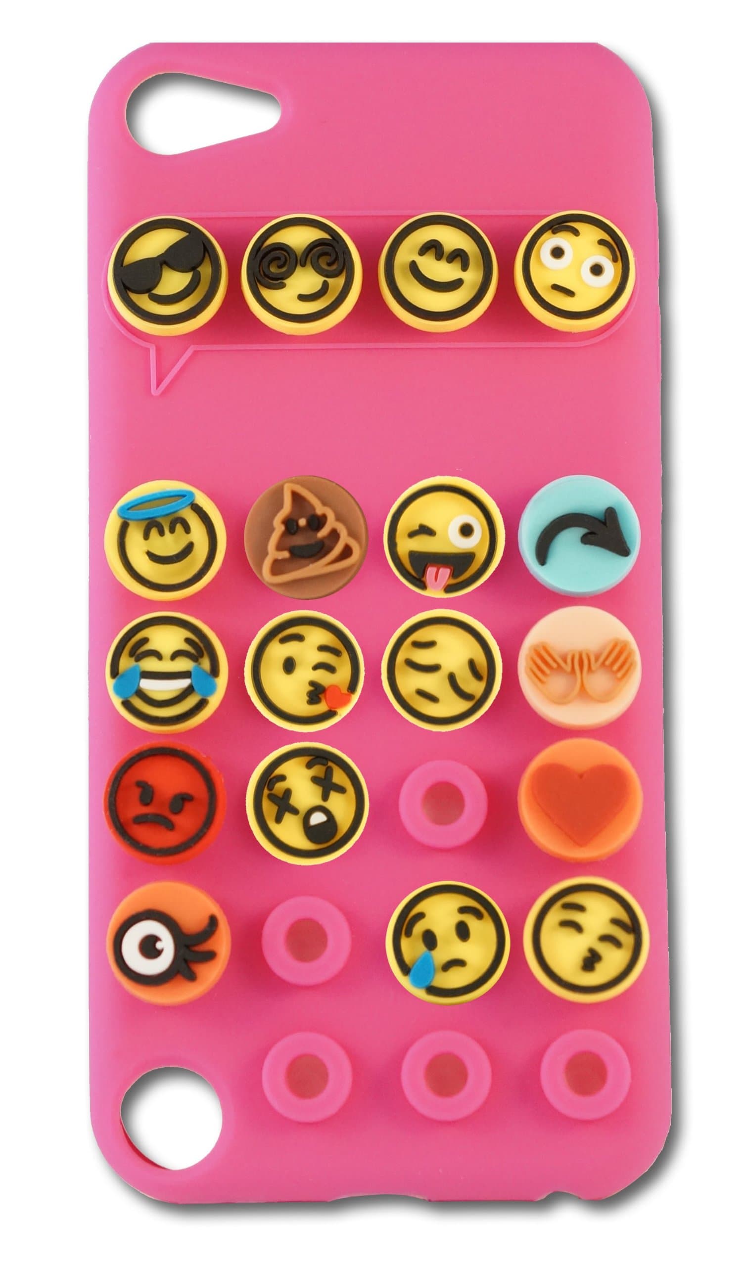 Emoji Icons iPod Touch Pink Case