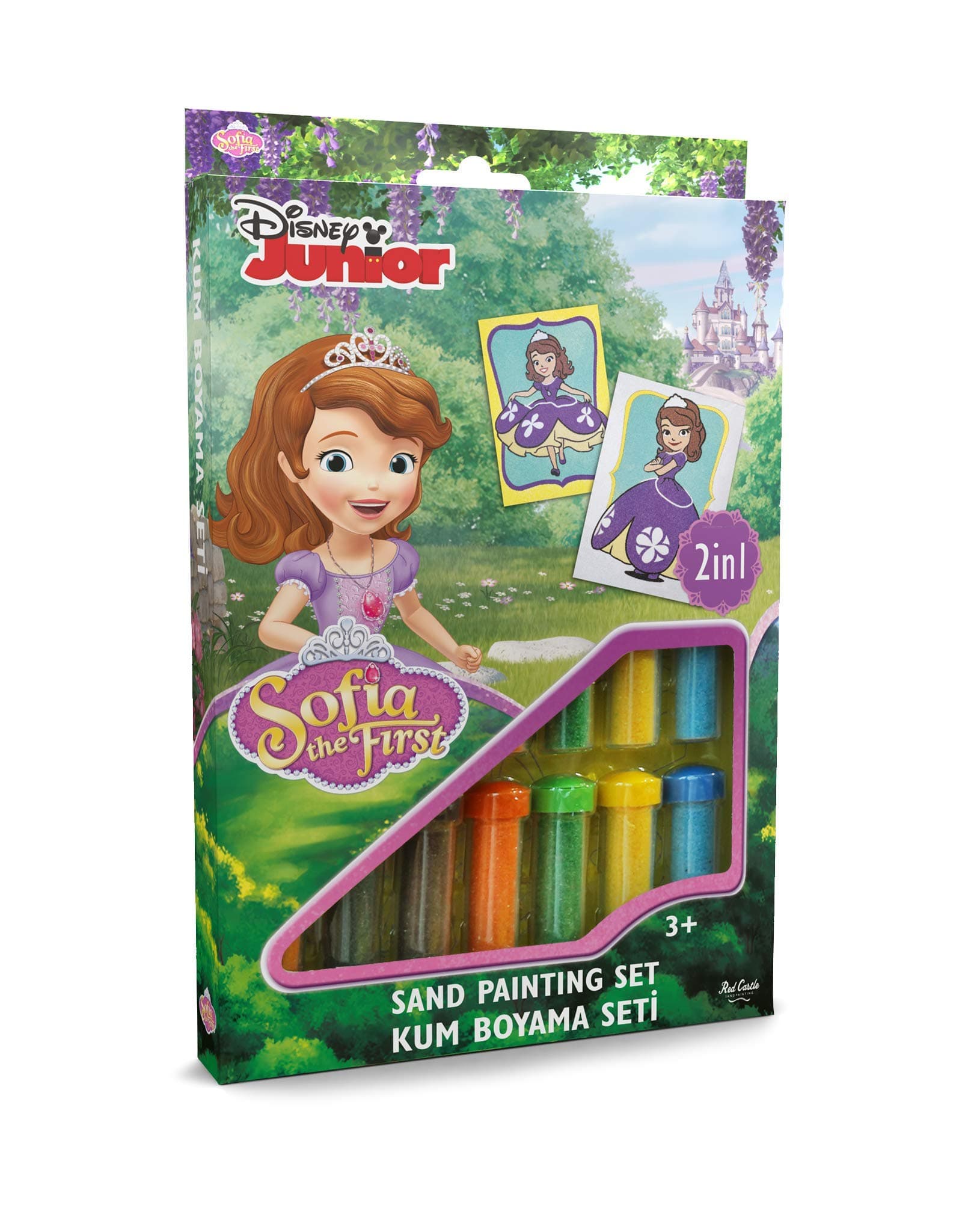 Red Castle Disney Sofia the First Sand Painting