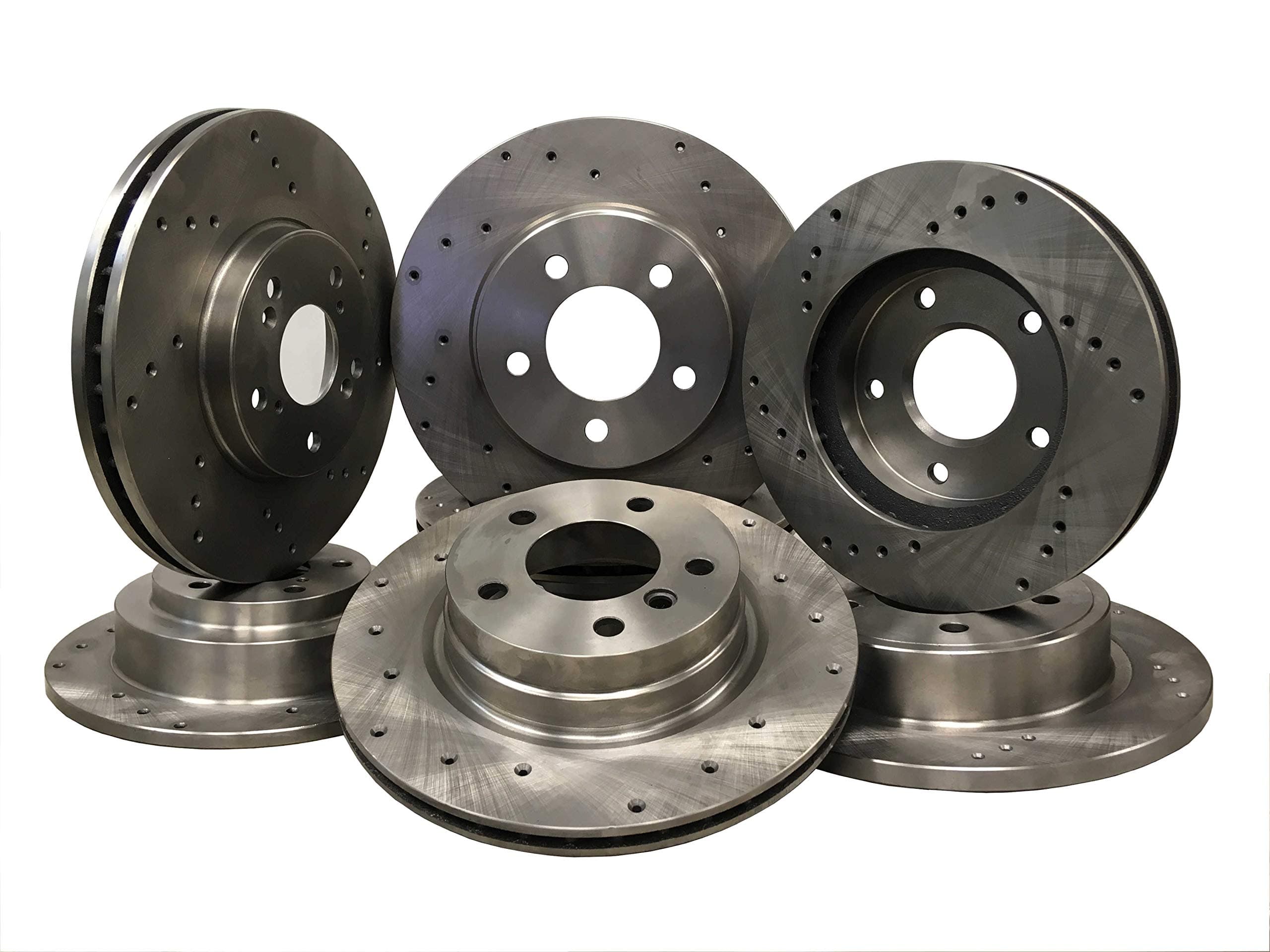 R1676D Front Drilled Brake Rotor pair of 2