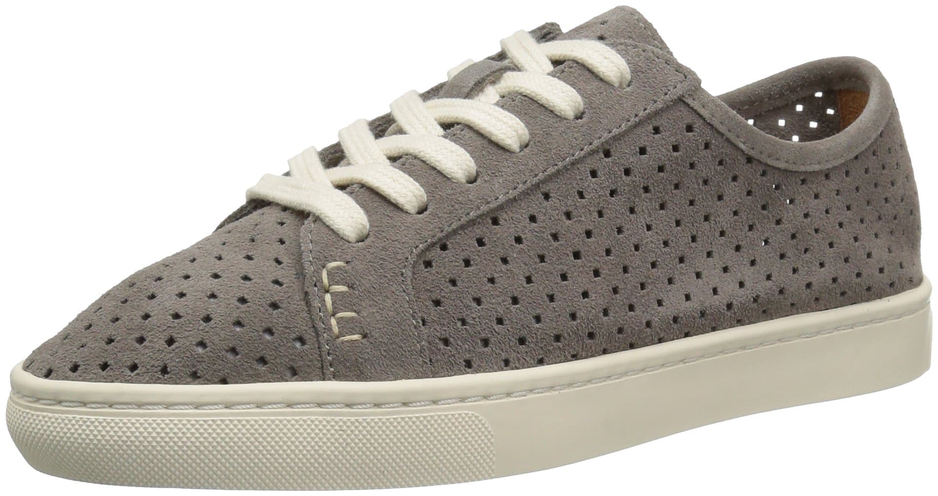 Women's Perforated Lace up Sneaker Flat