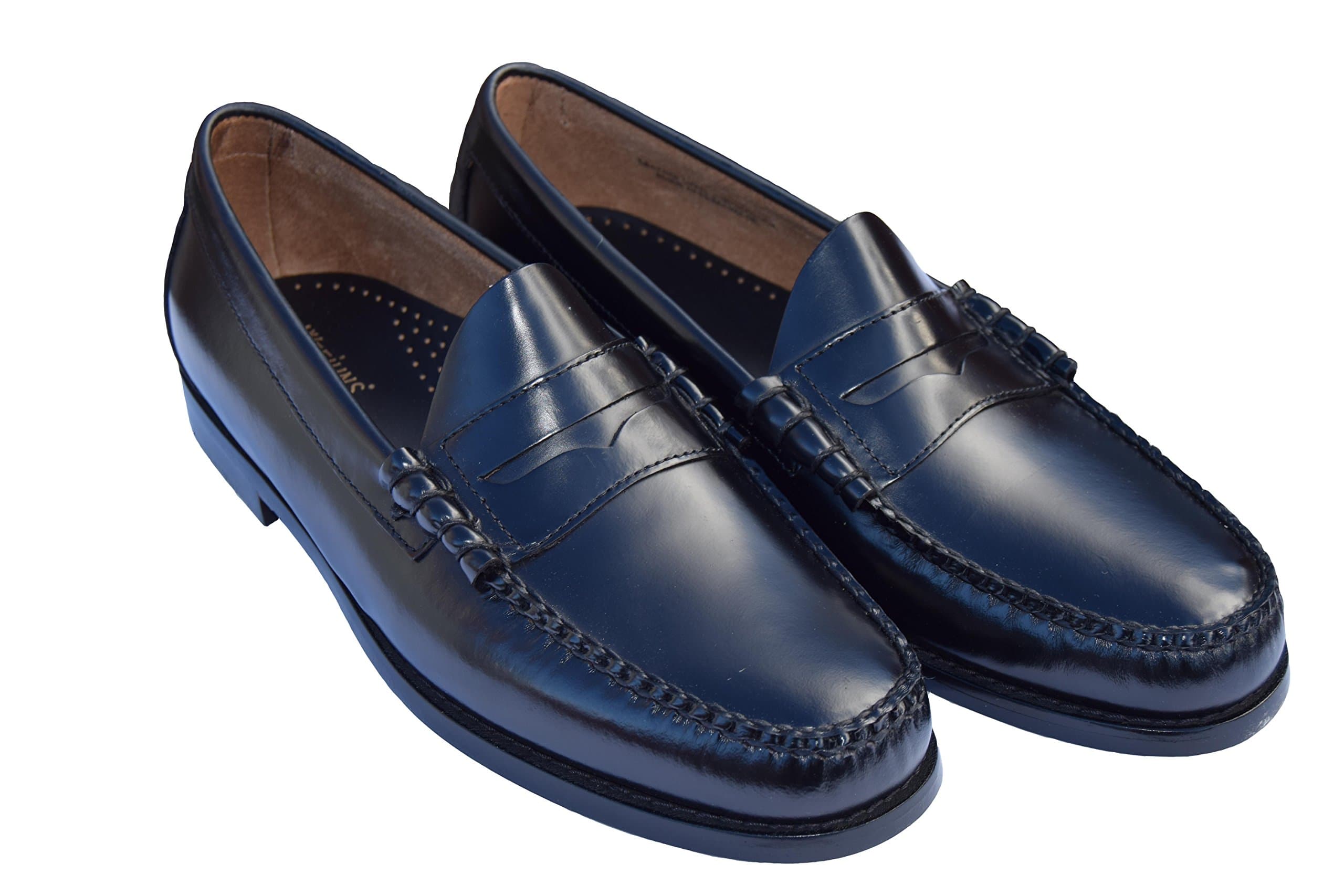 Bass Weejun Black Larson Penny Loafers Sizes 7-11 Available
