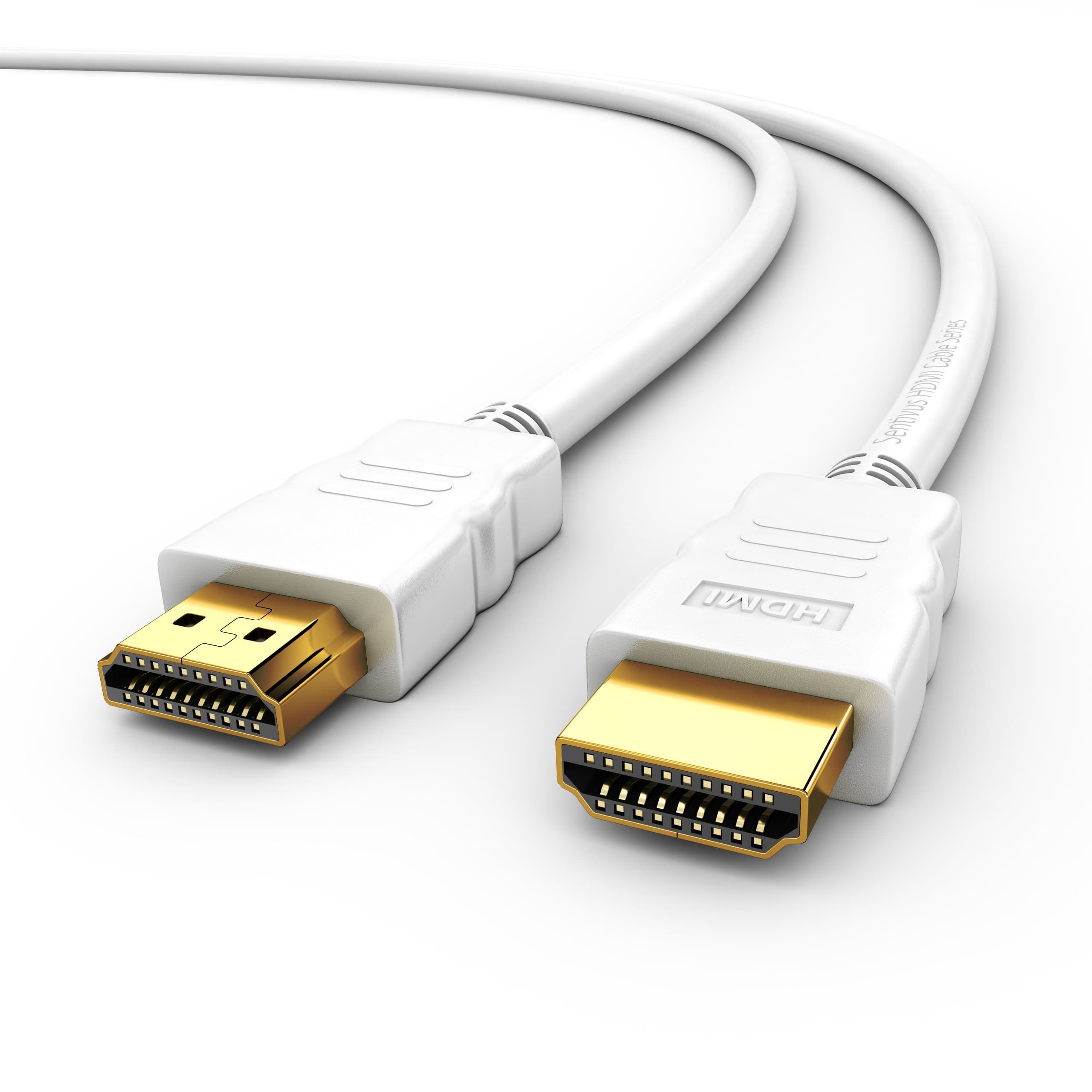 Sentivus HDMI cable 1.5 m (High Speed with Ethernet/Full HD ARC 3D/CEC Double Shielding) – White