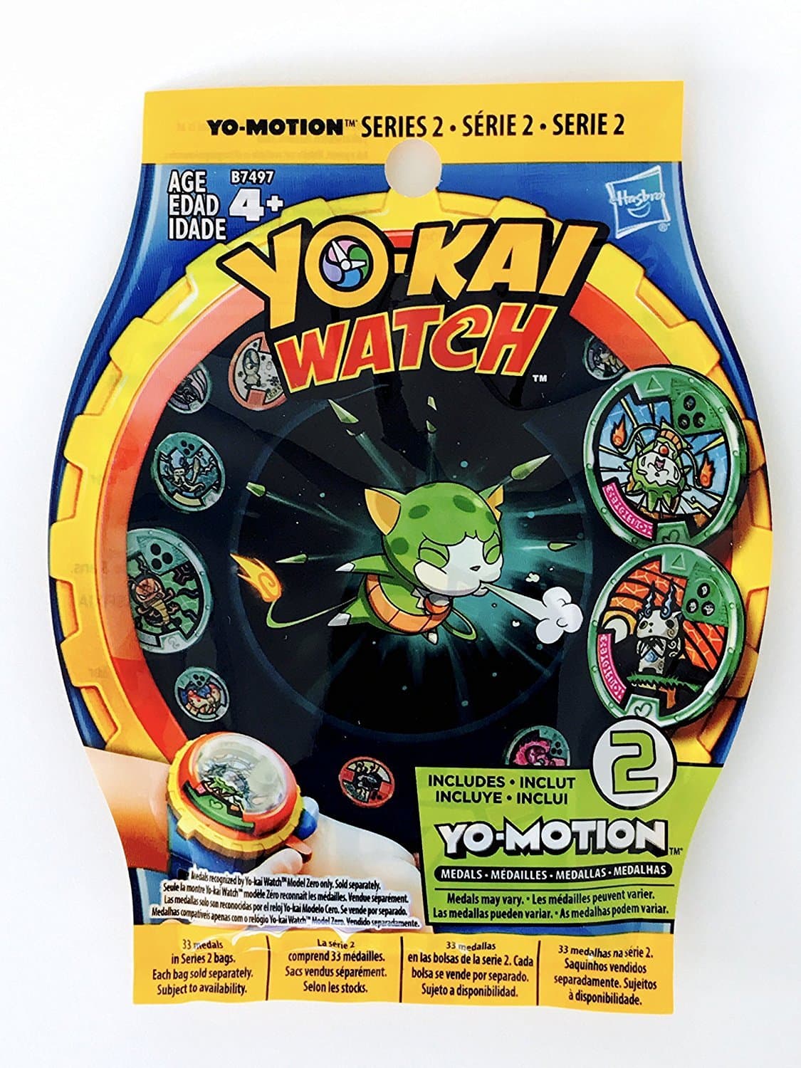 Yo-Kai Yo-Motion Season 2 Series 2 Medals - 1 blind bag ( 2medals randoms ) New sealed