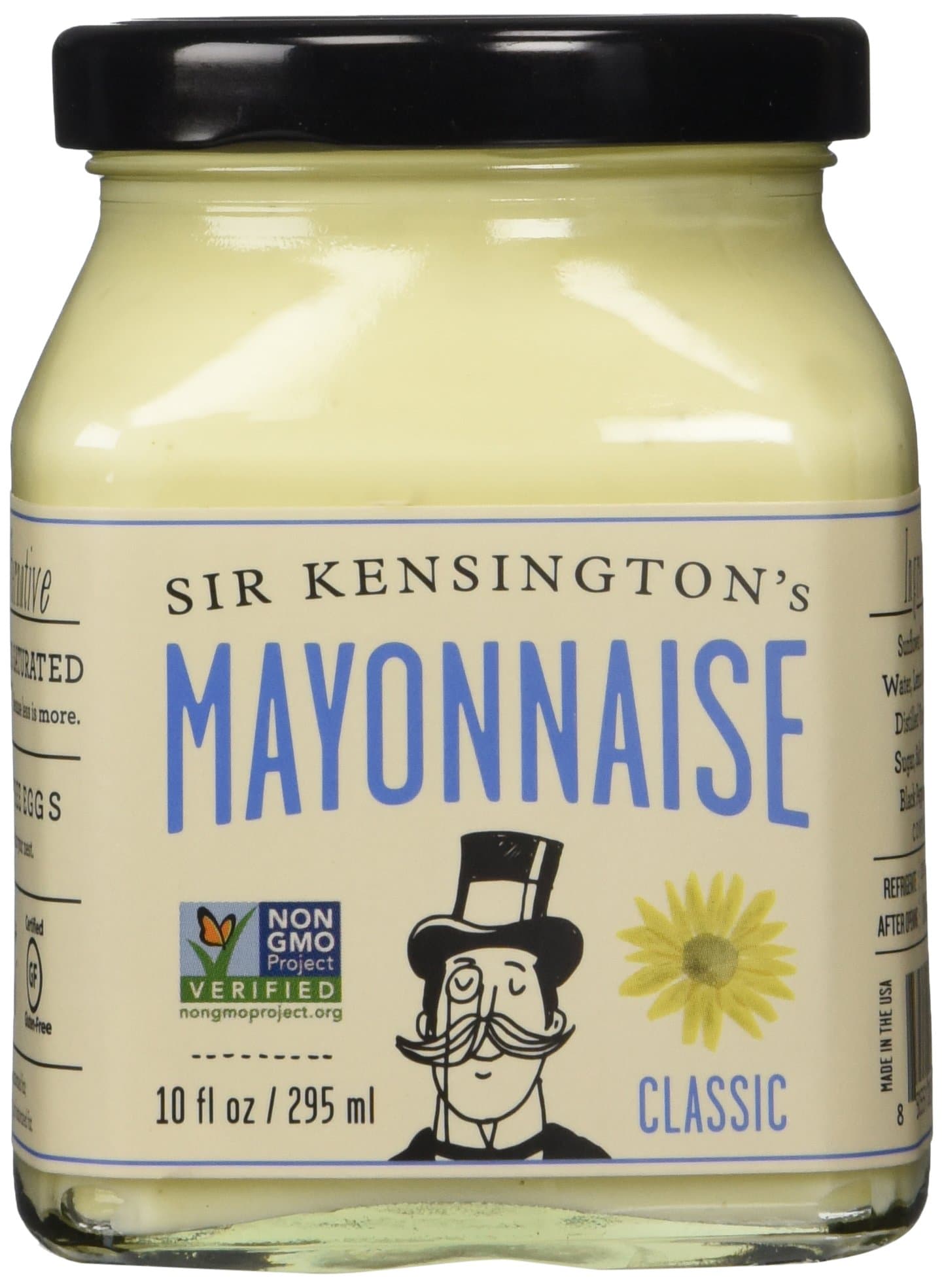 Sir Kensington's Mayonnaise Classic -- 10 oz (Single Jar)
