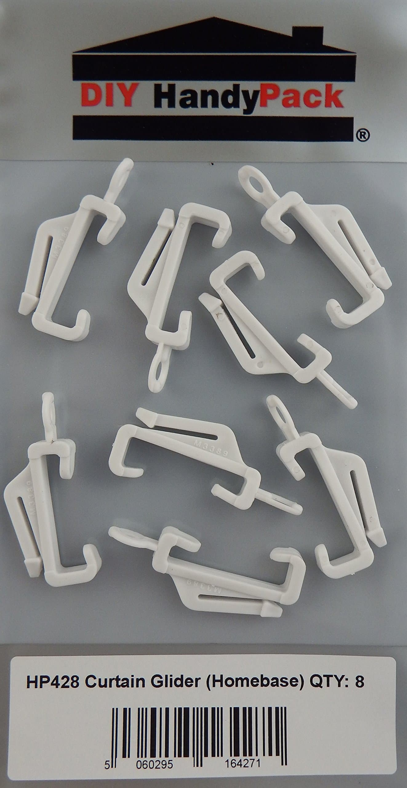 DIY HandyPack - Curtain Track Gliders Woolworths/Homebase (Pack 8)