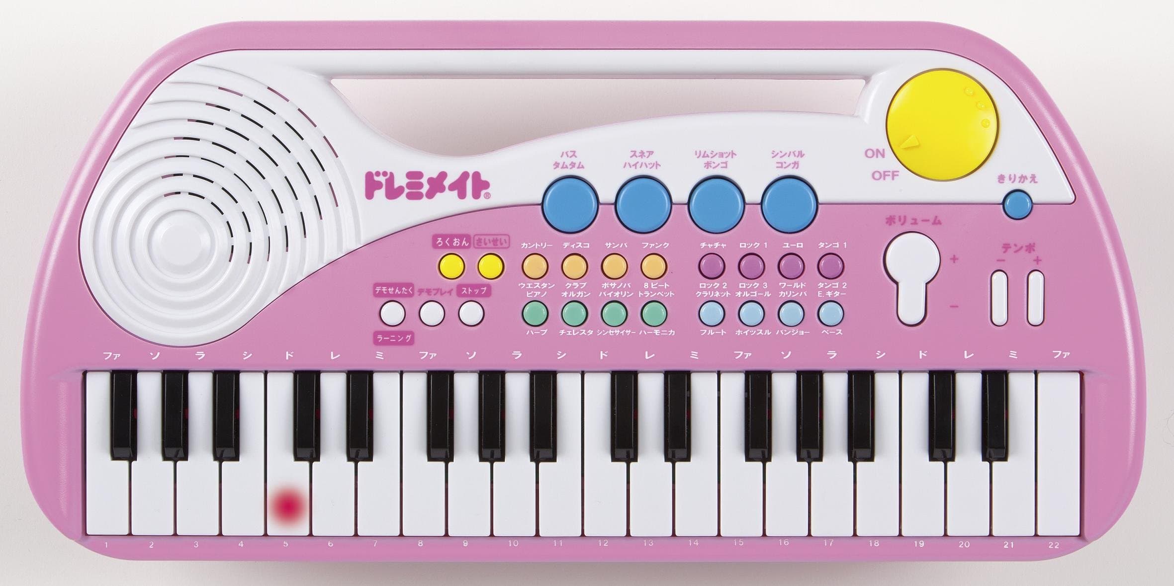 Keyboard to teach glowing Doremi mate (japan import)