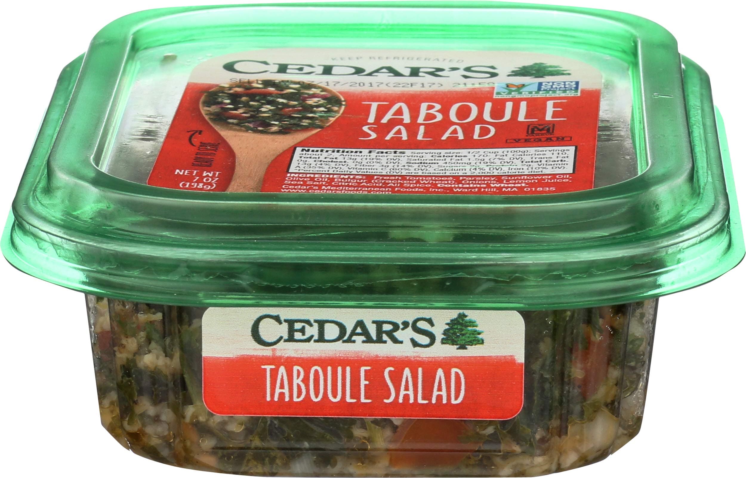 Cedars Mediterranean Food, Salad Taboule, 7 Ounce