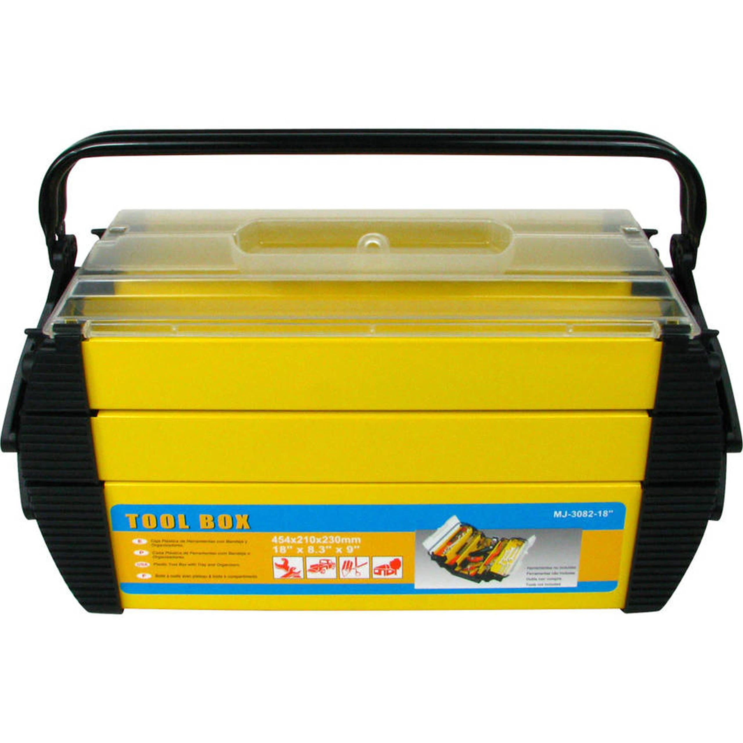Stalwart Deluxe Steel and Plastic Toolbox Organizer