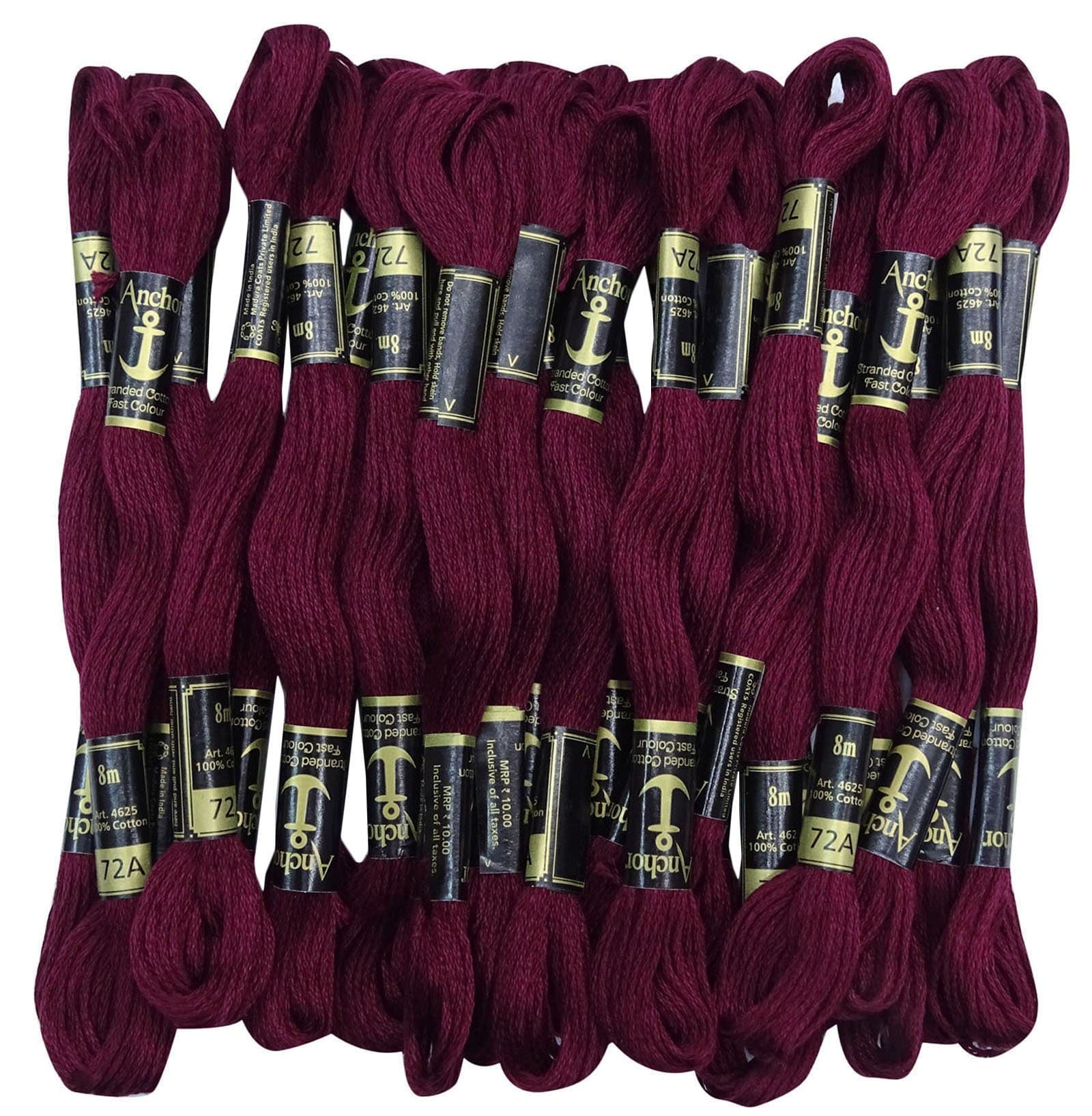 25 x Anchor Stranded Cotton Cross Stitch Hand Embroidery Thread Floss Skeins-Plum
