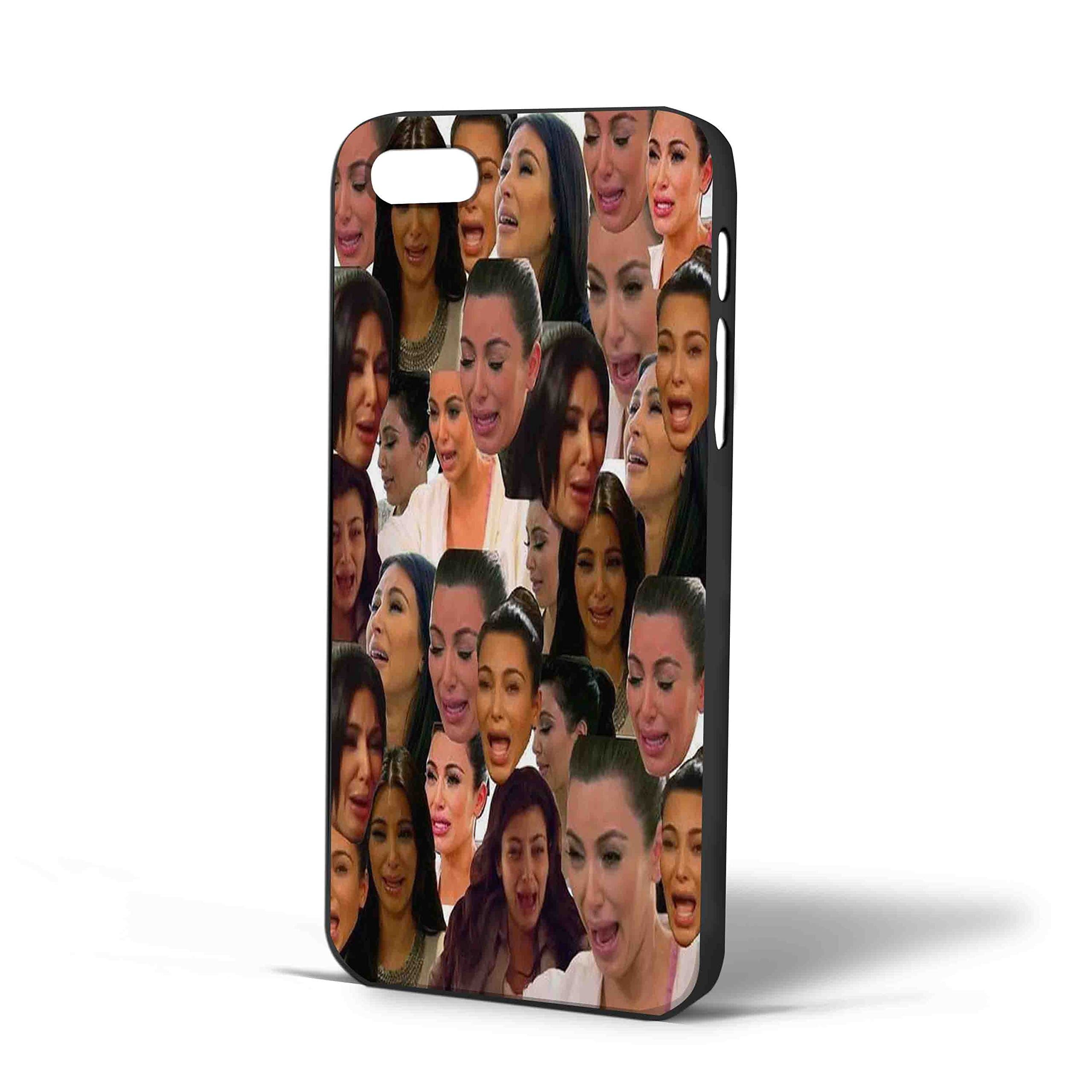 Kim Kardashian Crying face Collage for Iphone Case (iPhone 5/5s Black)