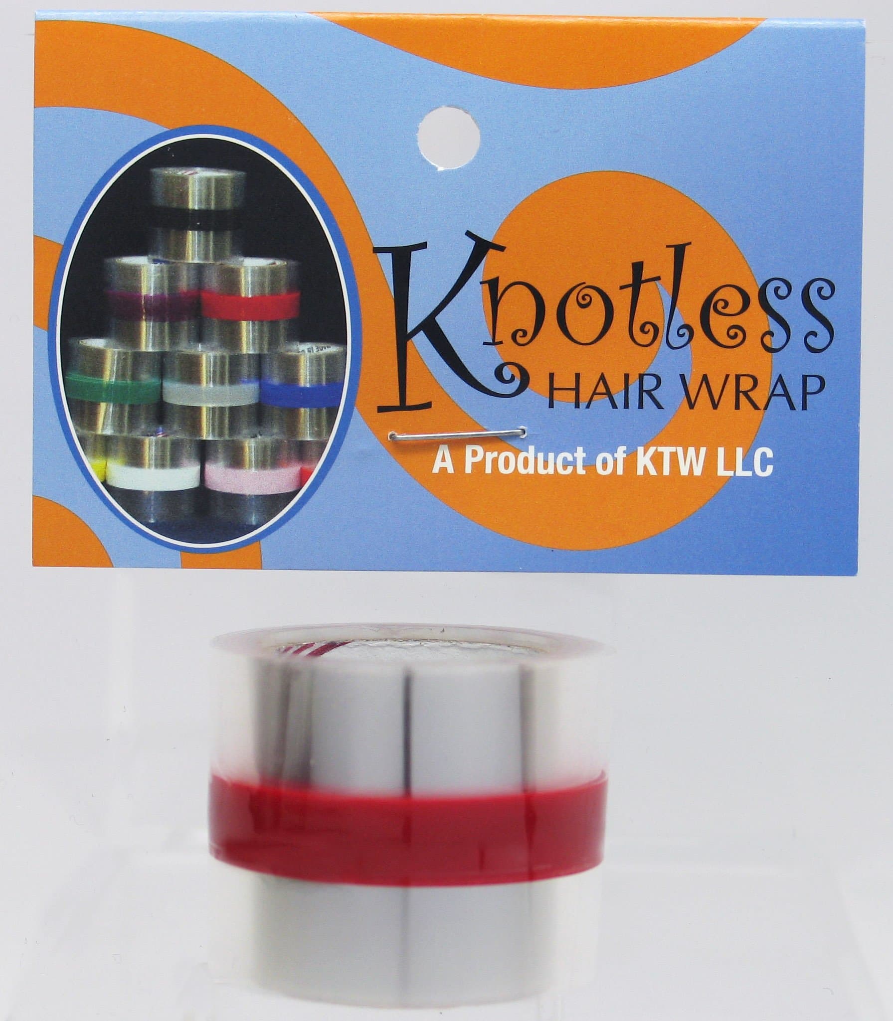 Knotless Hair Wrap Red 5 Ft